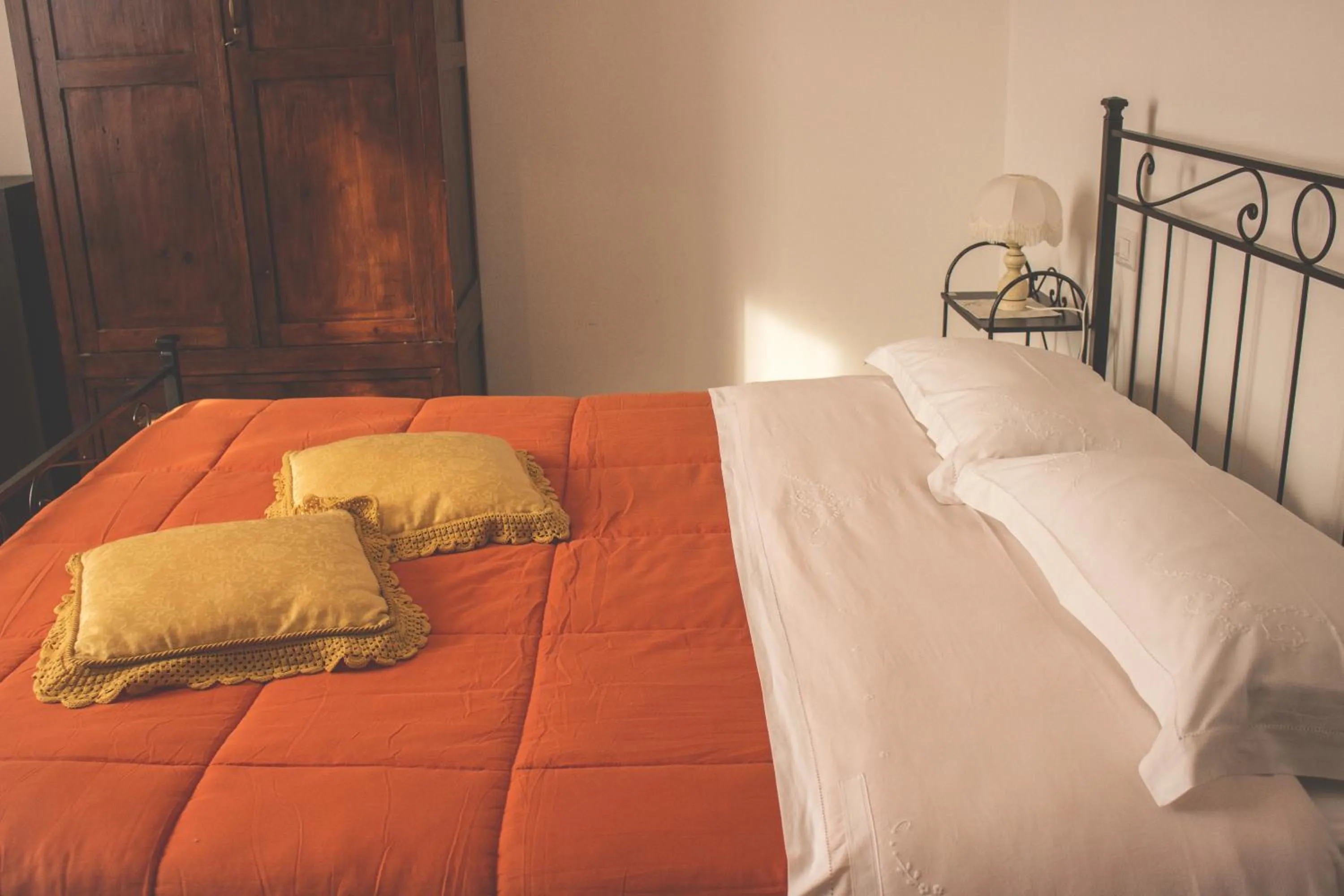 Bedroom, Bed in Residence Terra Dei Santi Country House