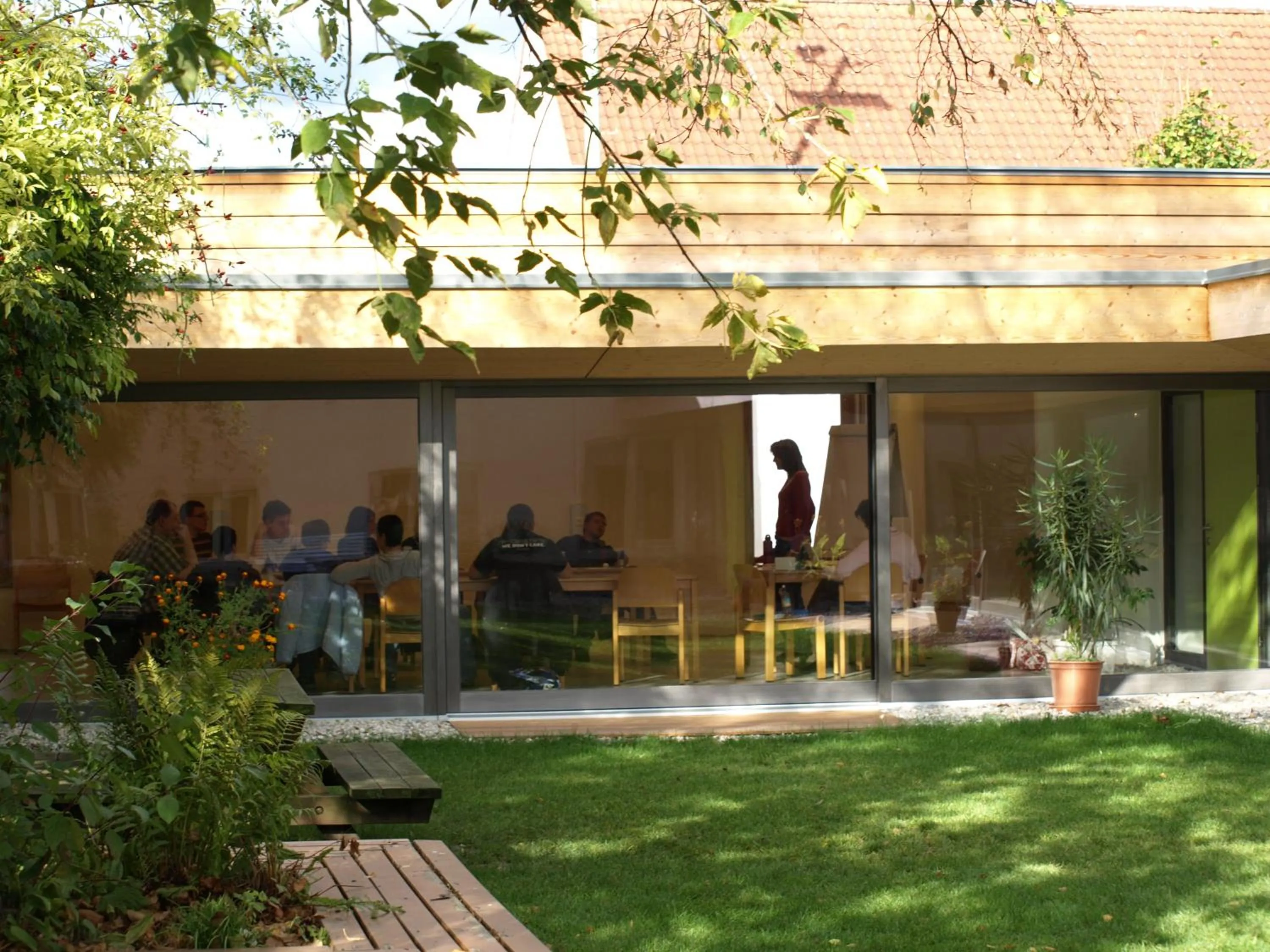 Garden view in Junges Hotel Melk