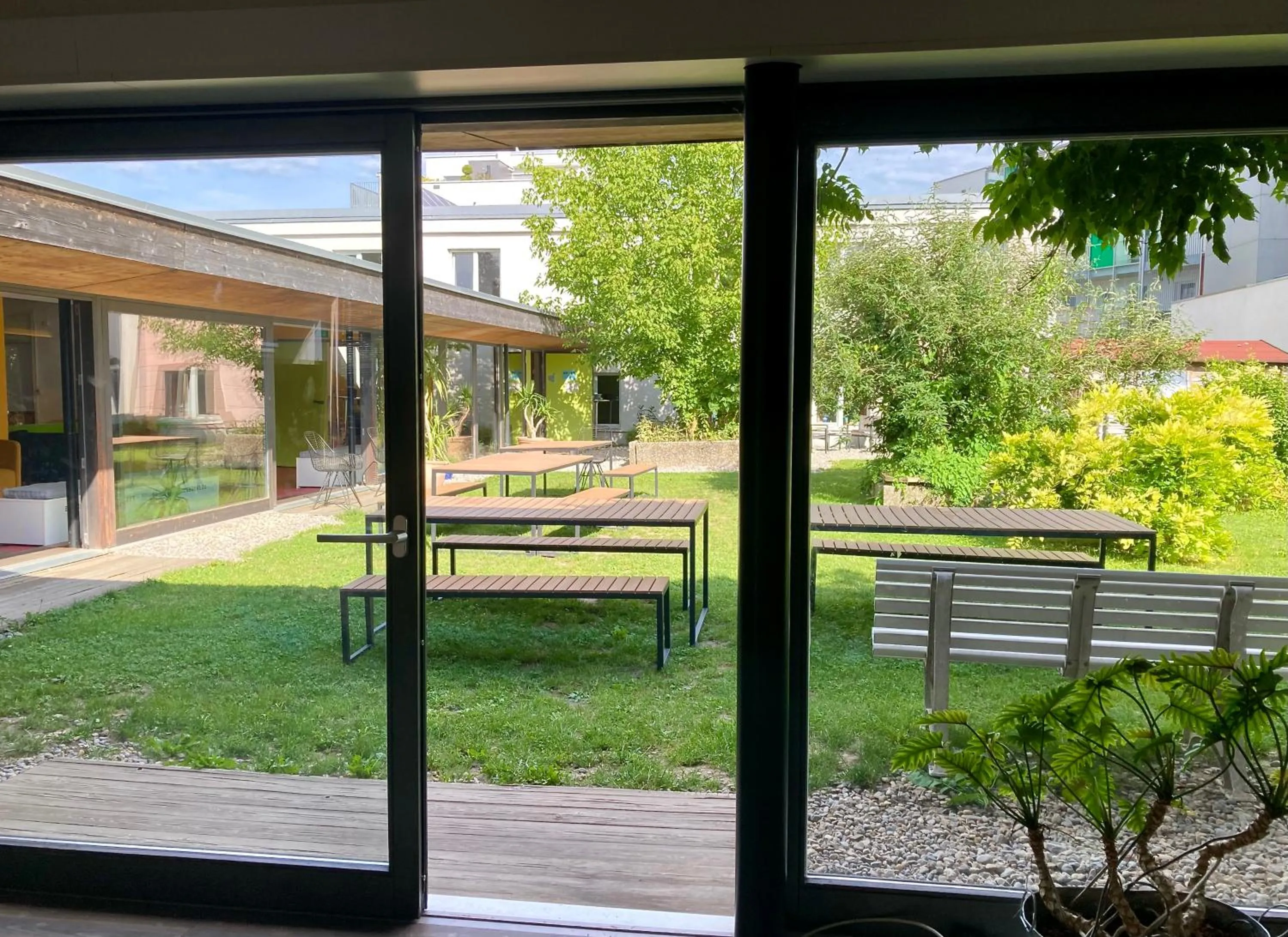 Garden view in Junges Hotel Melk