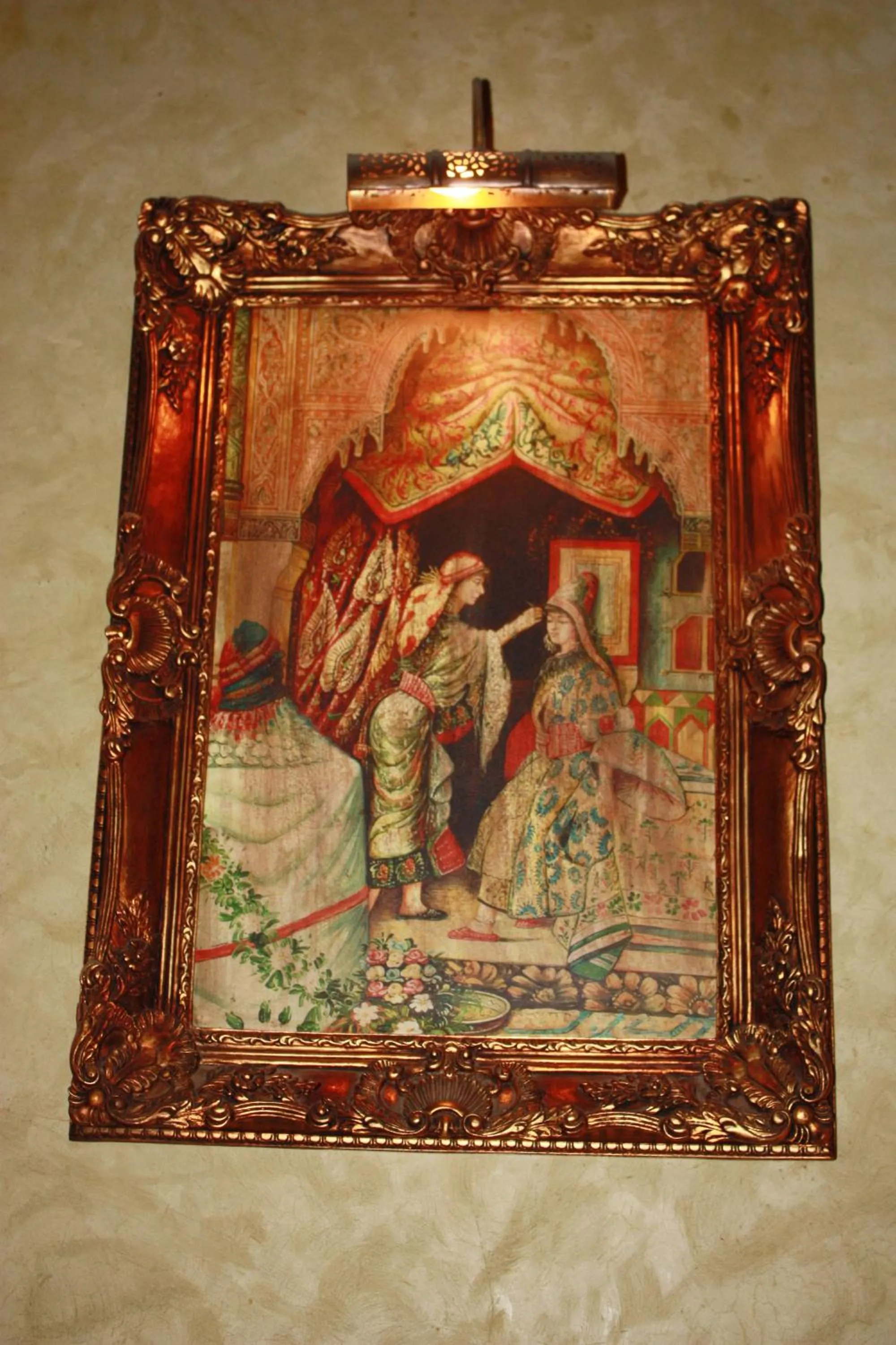 Decorative detail in Riad Lorsya