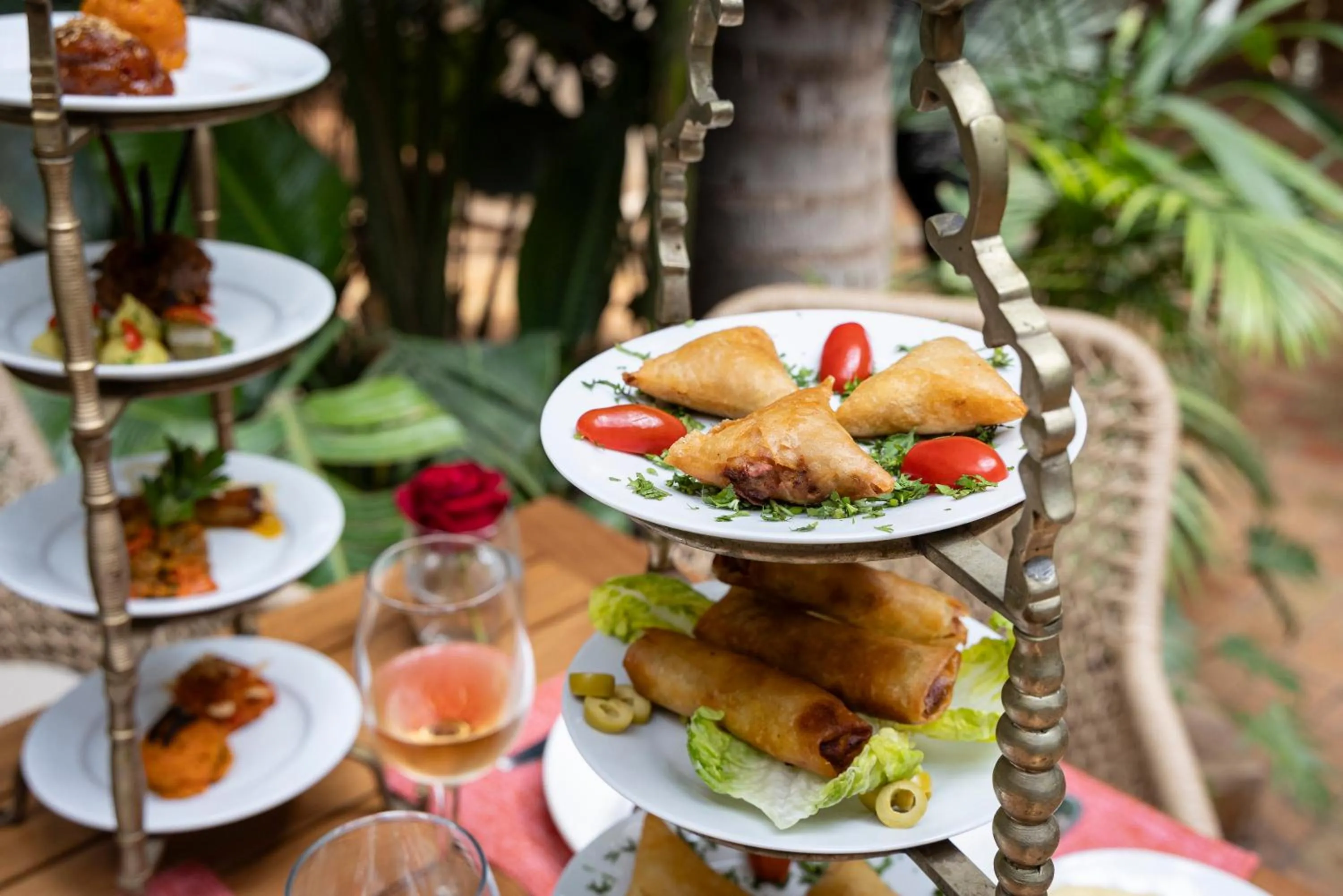 Food and drinks in La Villa Nomade