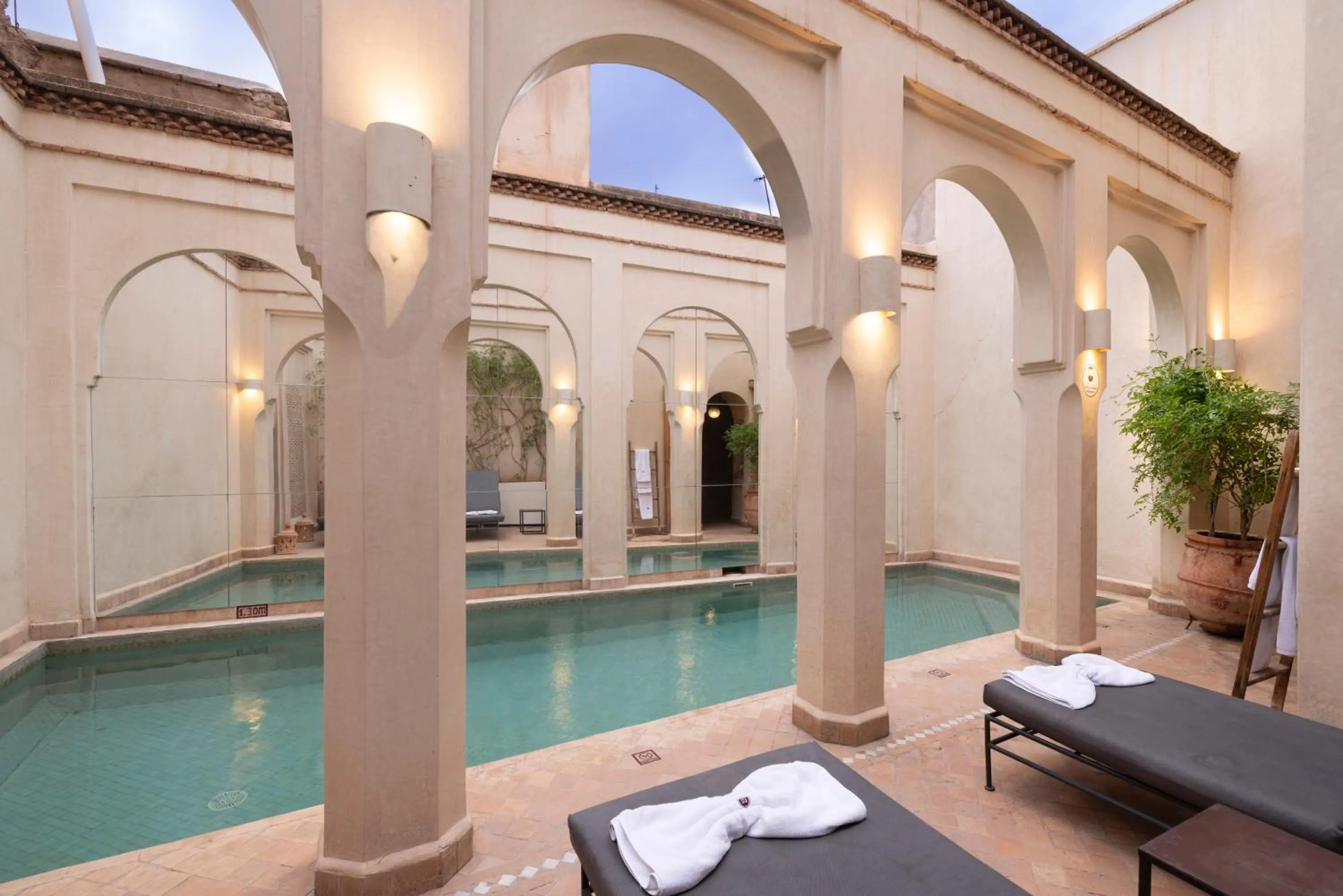 Pool view in La Villa Nomade