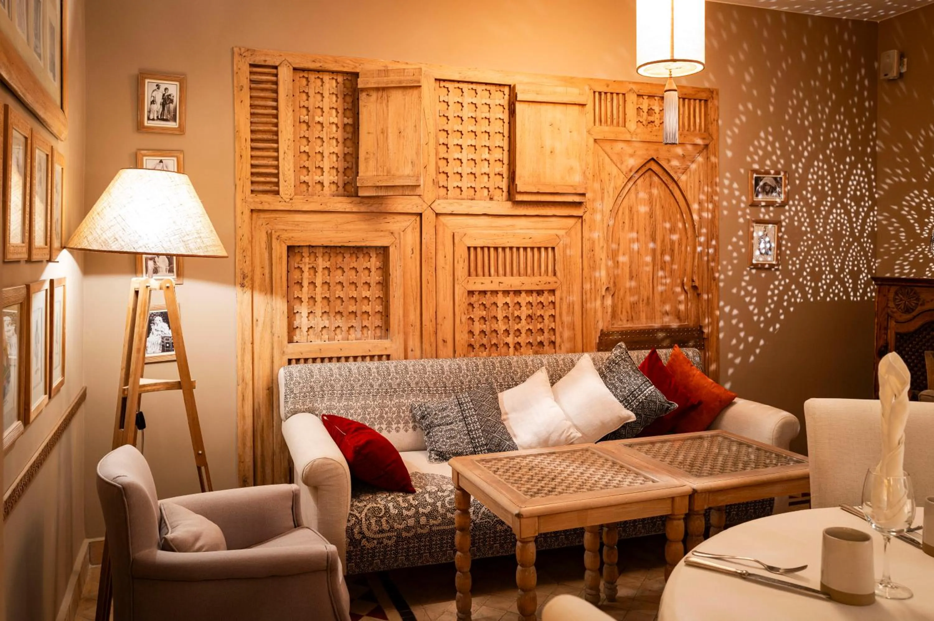 Living room in La Villa Nomade