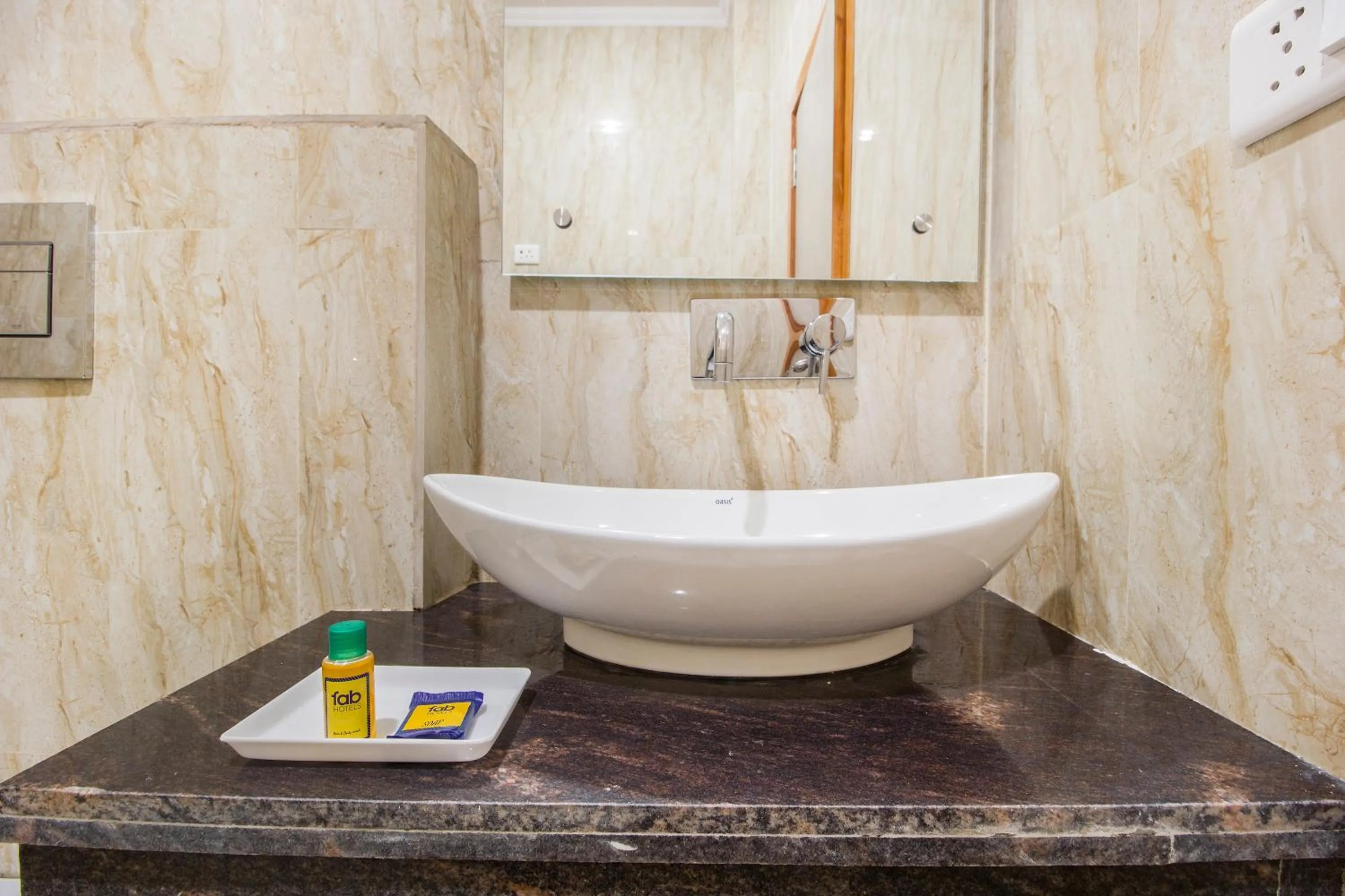 Toilet in FabHotel Aries - Nr IGI Airport New Delhi