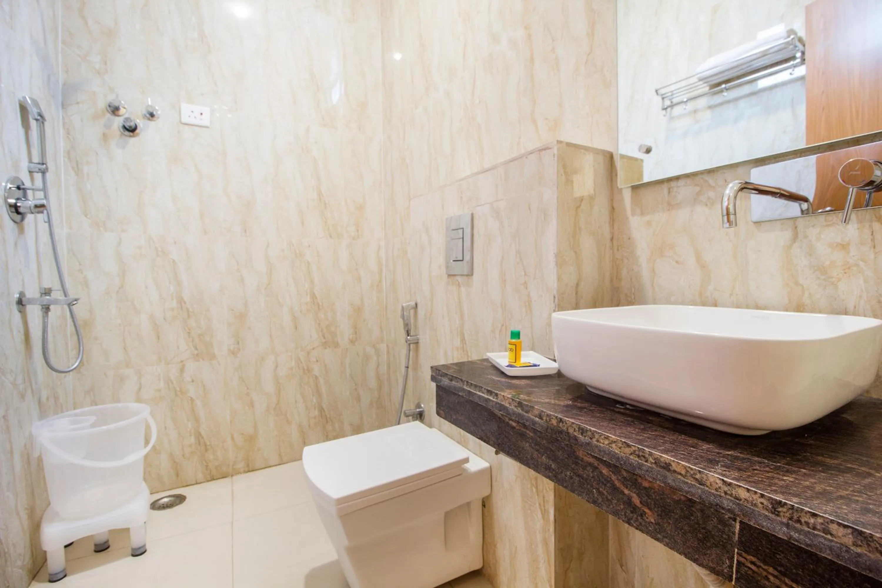 Toilet in FabHotel Aries - Nr IGI Airport New Delhi