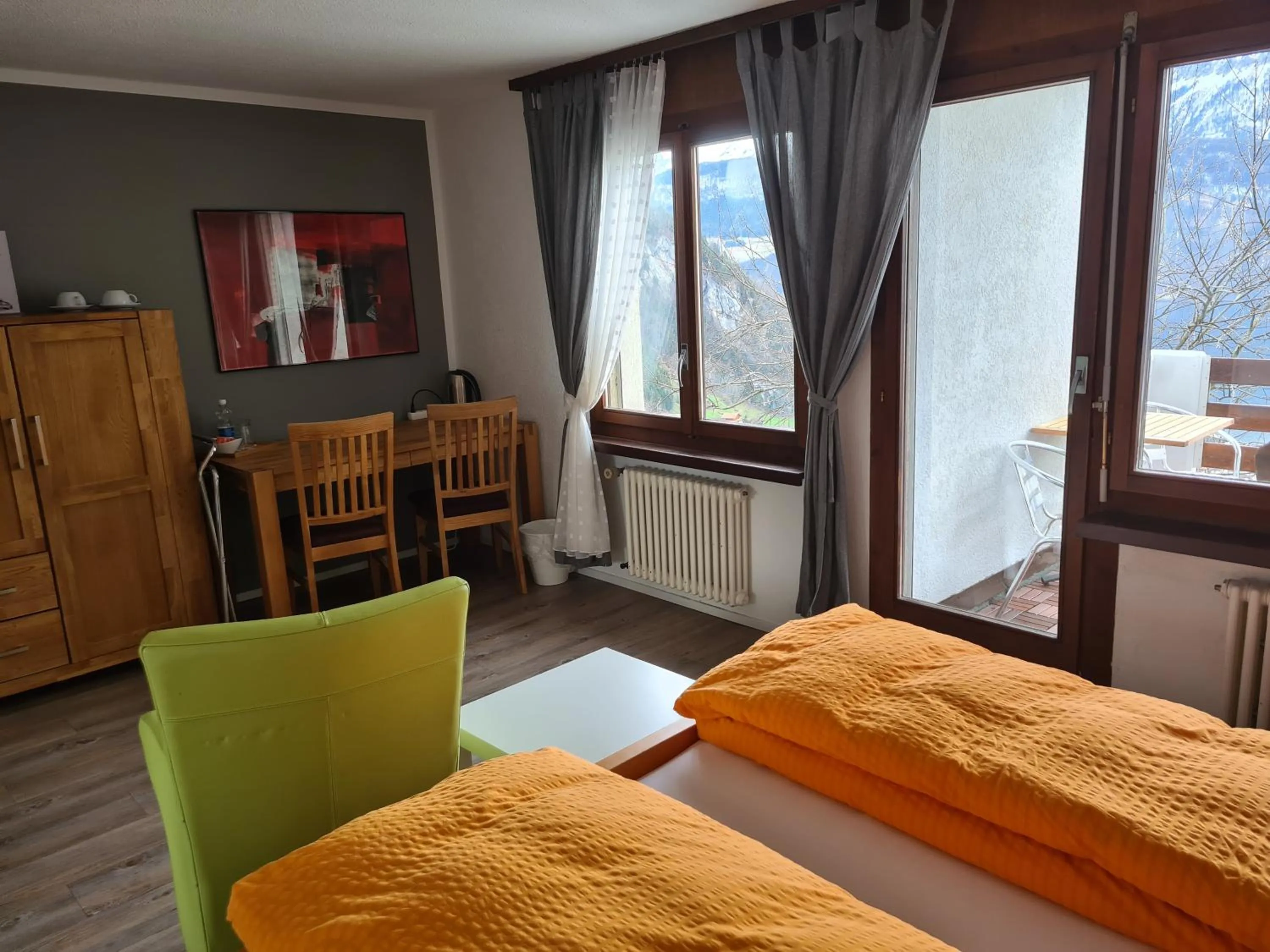 Photo of the whole room, Bed in Gasthaus Platten