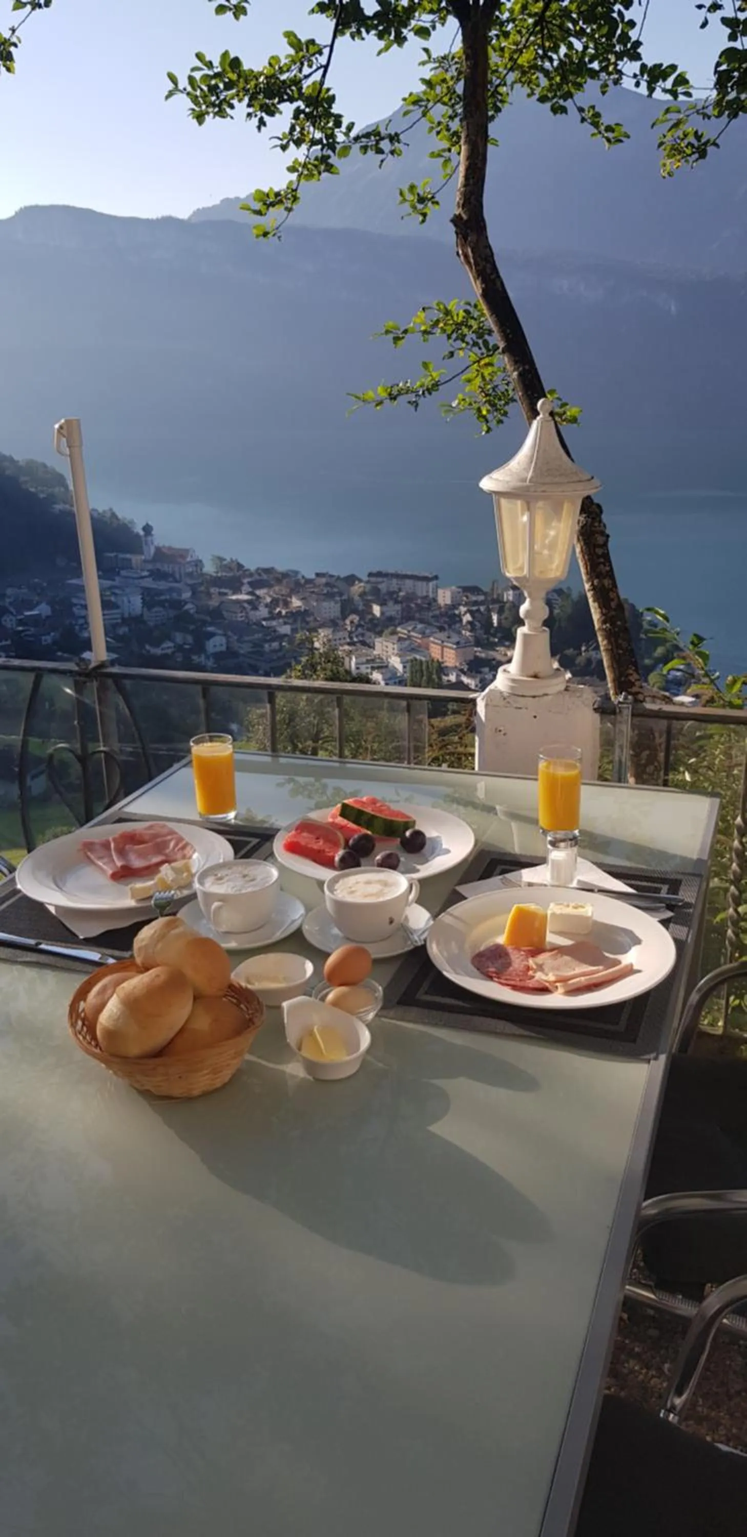 Breakfast in Gasthaus Platten