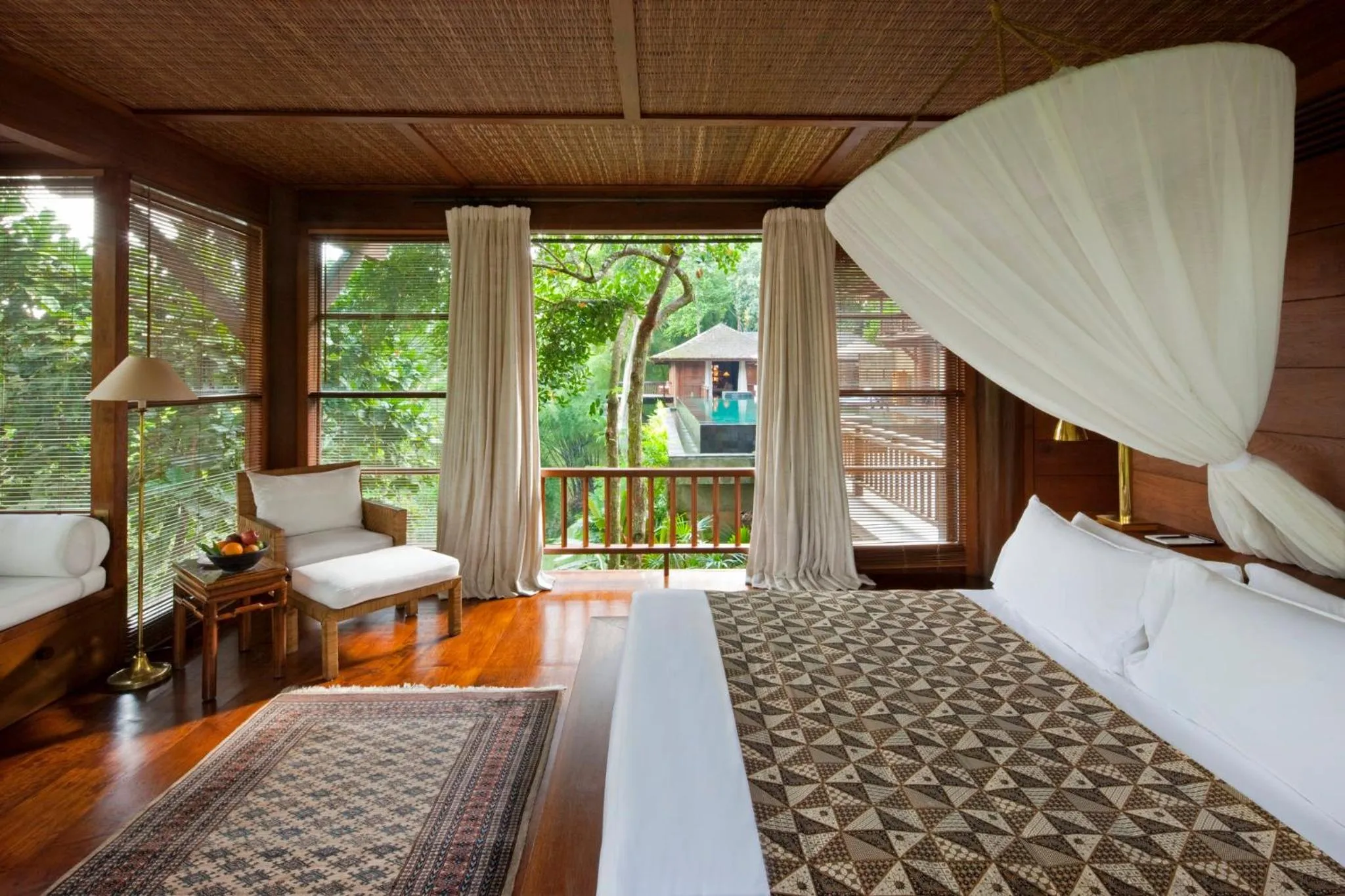 Photo of the whole room, Bed in COMO Shambhala Estate