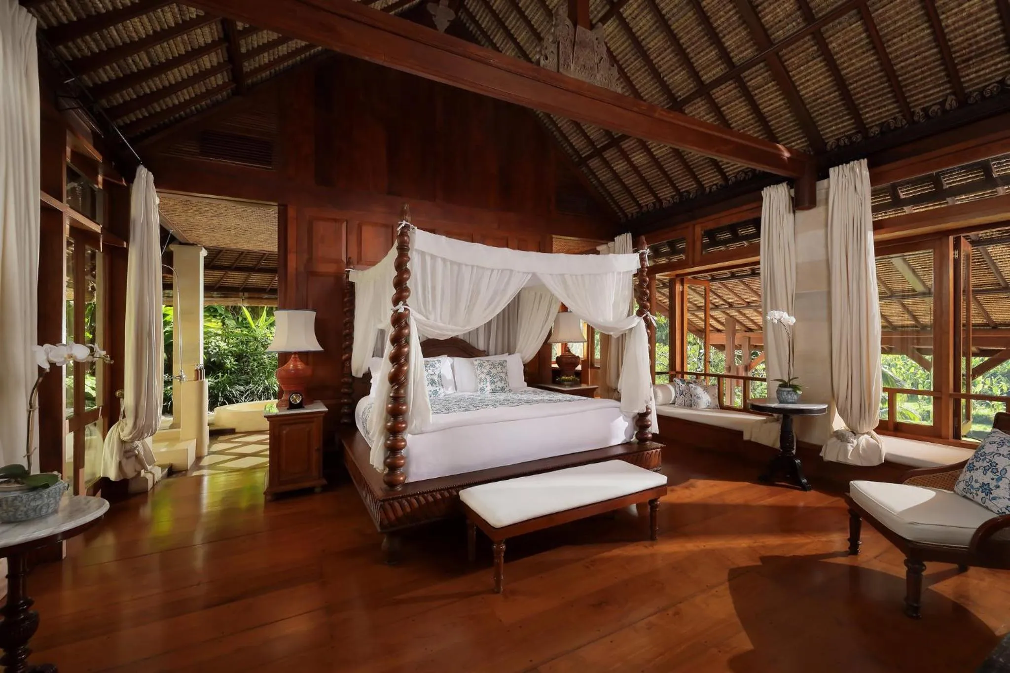 Photo of the whole room, Bed in COMO Shambhala Estate