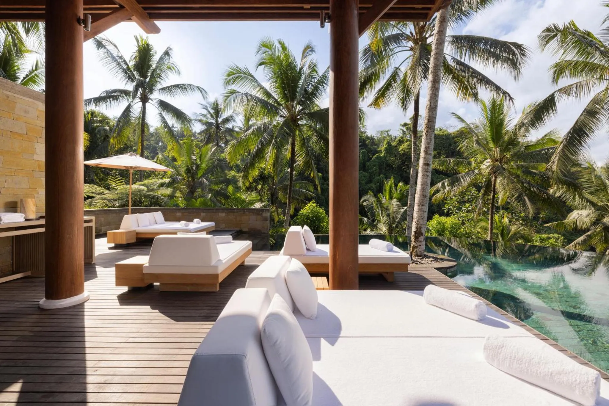 Swimming pool in COMO Shambhala Estate