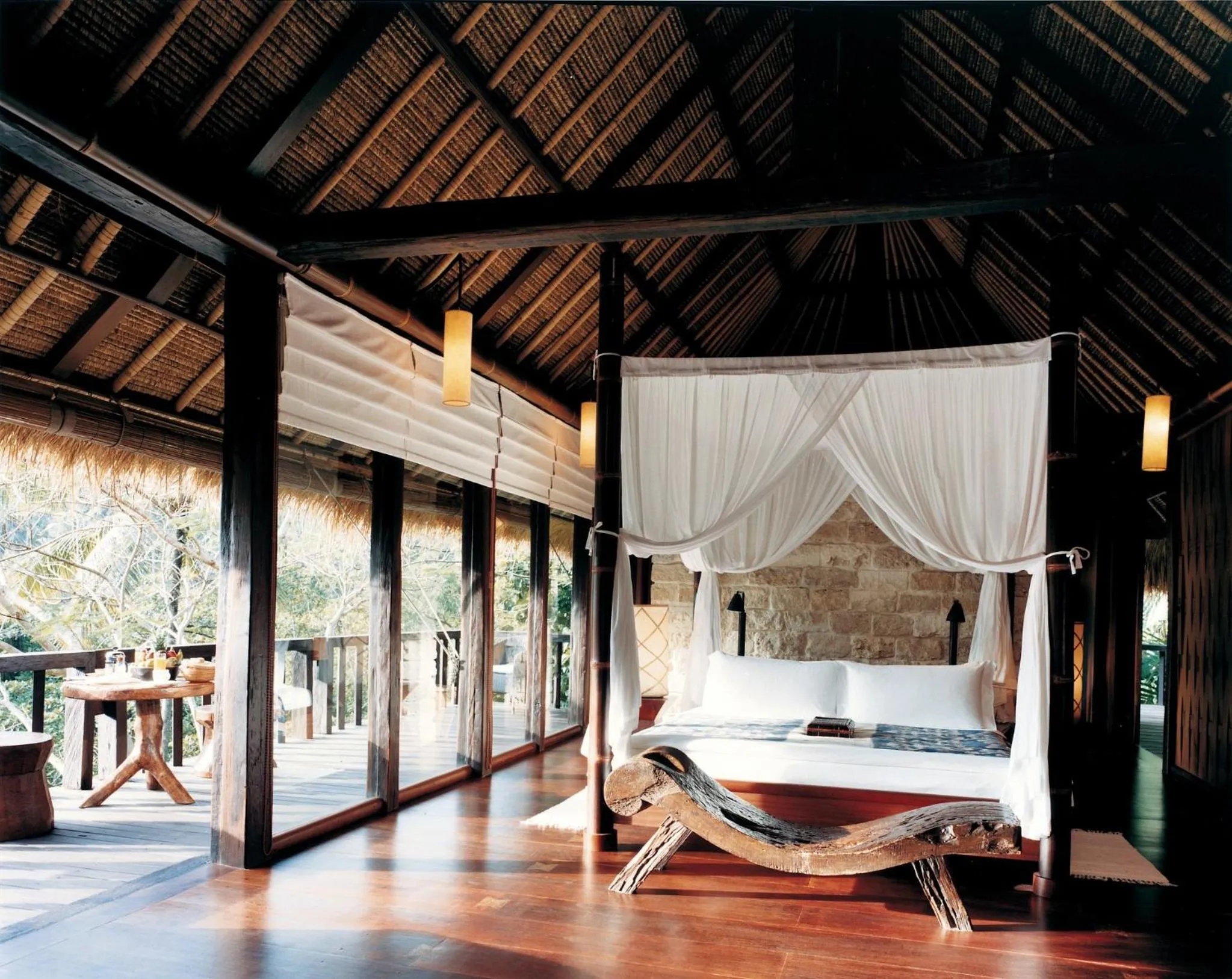 Photo of the whole room, Bed in COMO Shambhala Estate