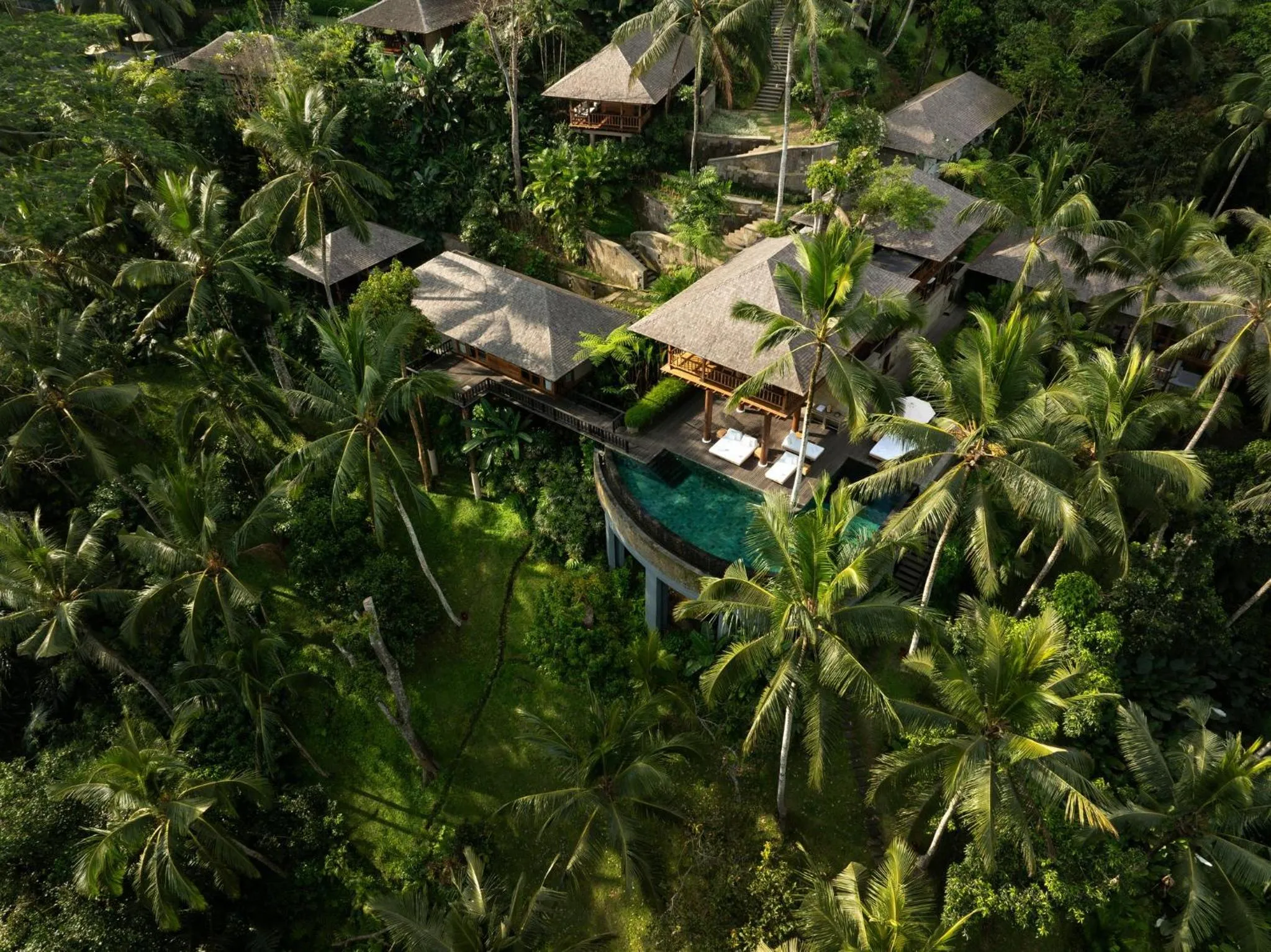 Bird's eye view in COMO Shambhala Estate