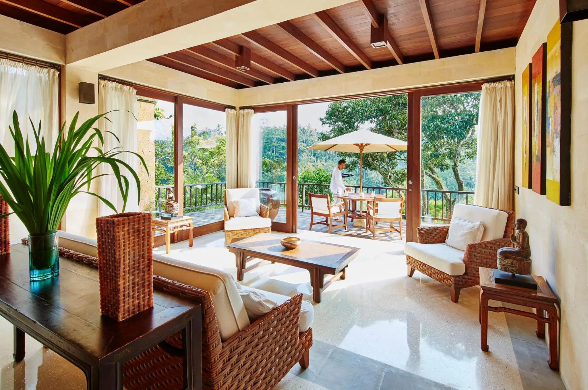 Photo of the whole room in COMO Shambhala Estate