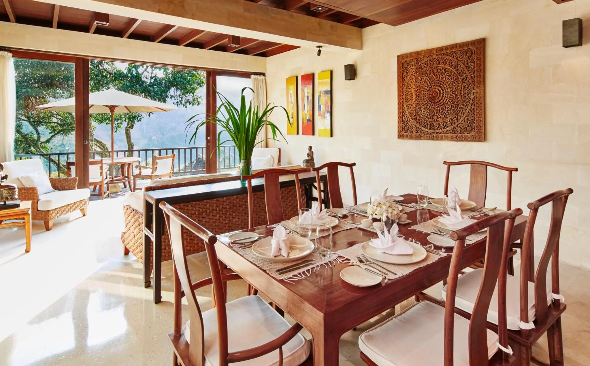 Photo of the whole room in COMO Shambhala Estate