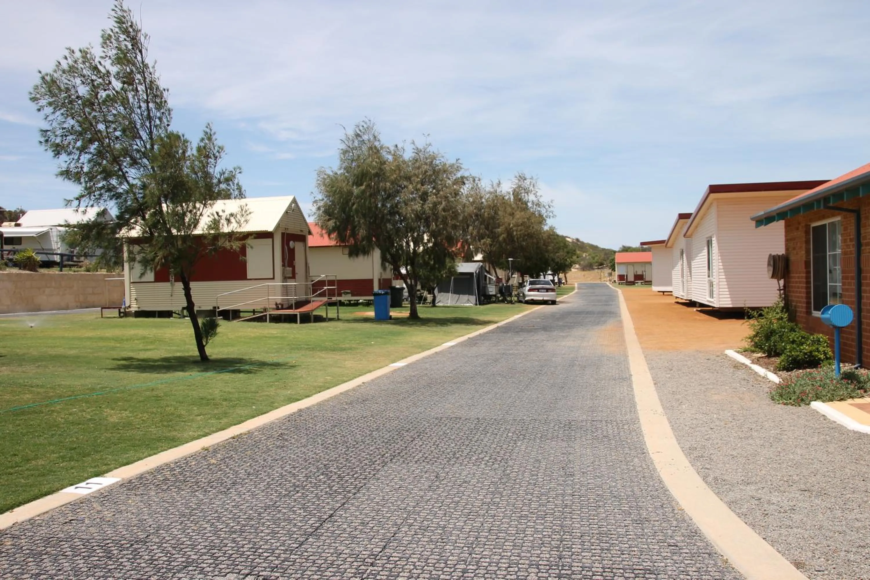Street view in Seaspray Beach Holiday Park