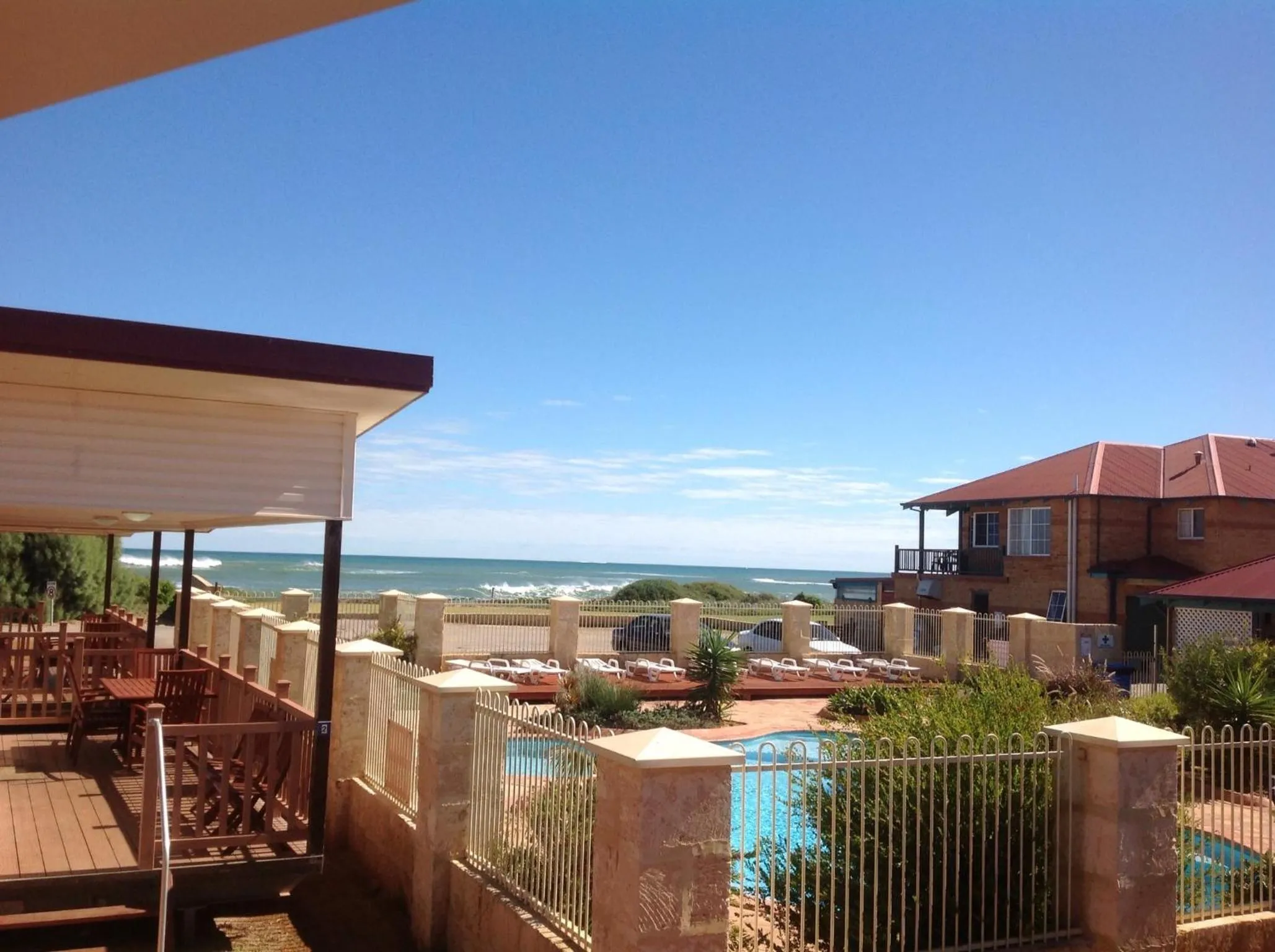 Balcony/Terrace in Seaspray Beach Holiday Park