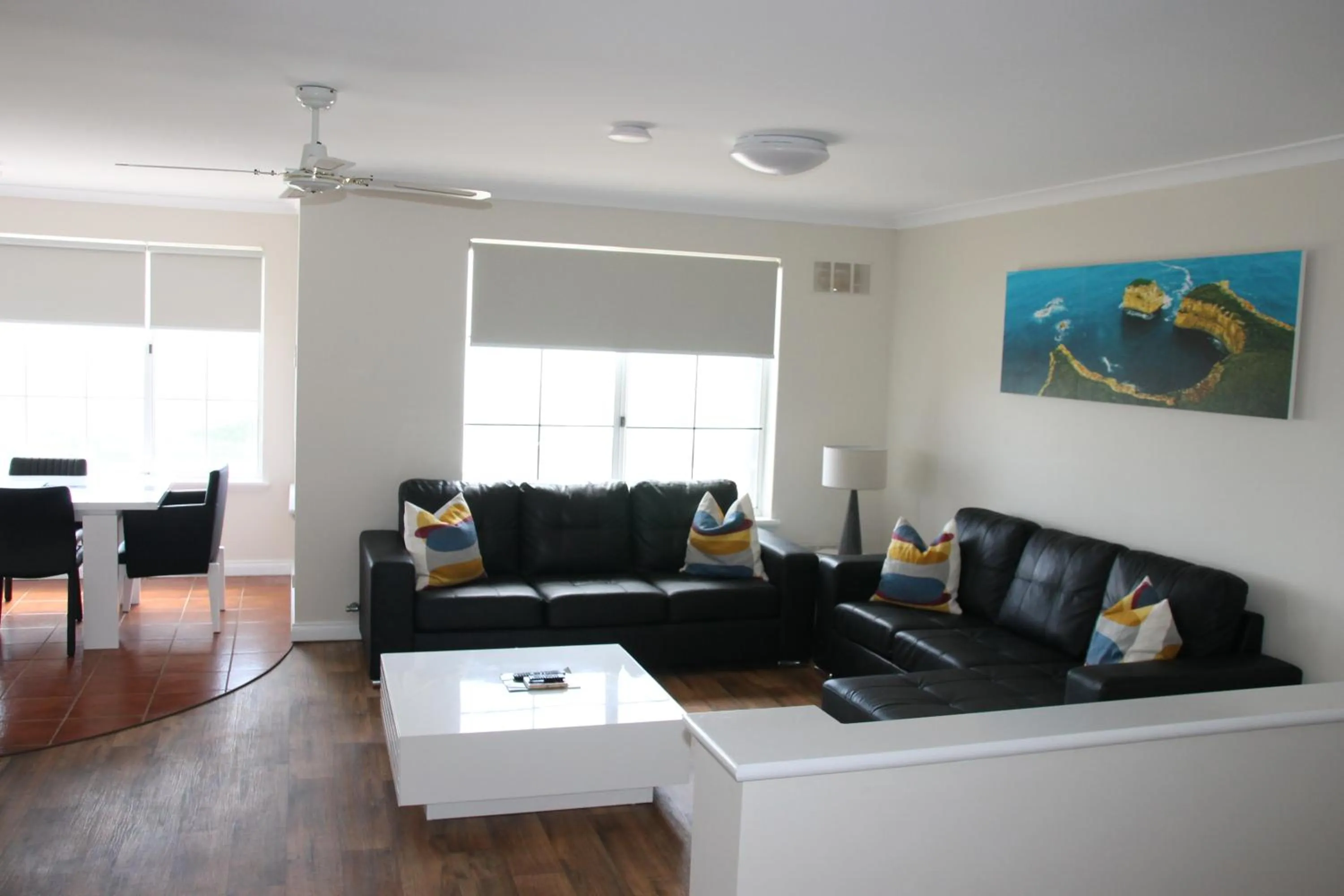 Living room in Seaspray Beach Holiday Park