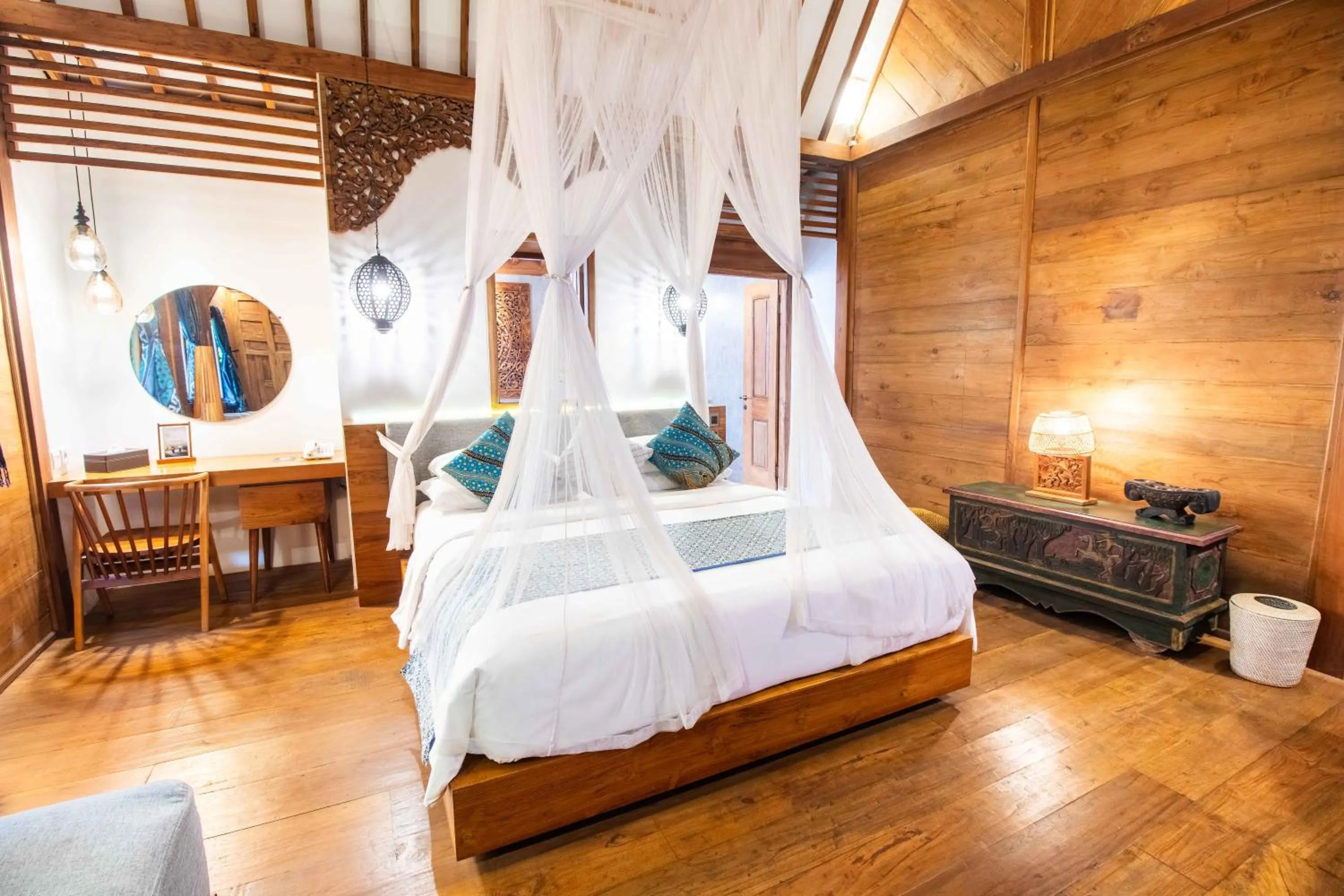 Bedroom, Bed in Natya Hotel Tanah Lot