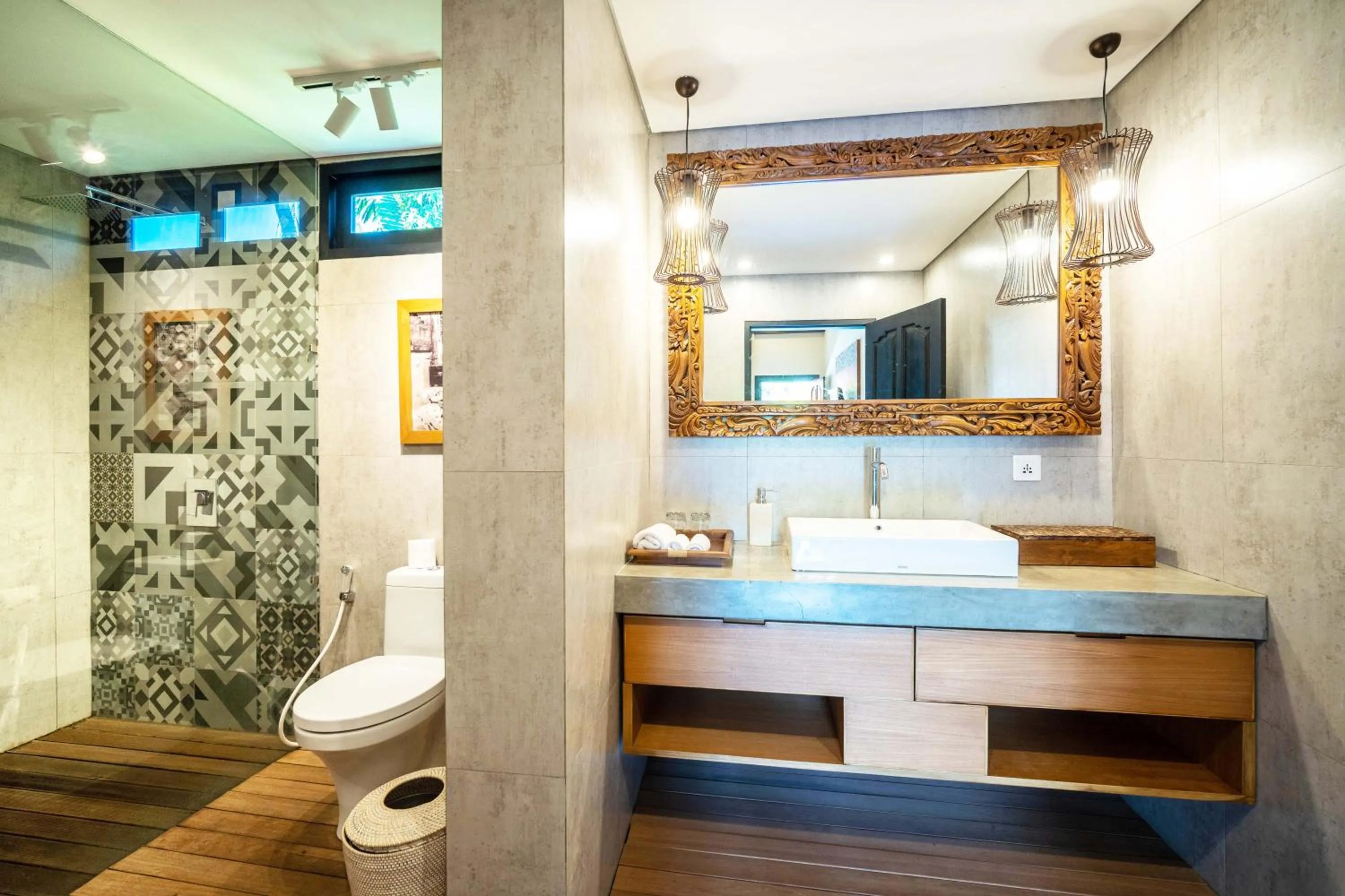 Bathroom in Natya Hotel Tanah Lot