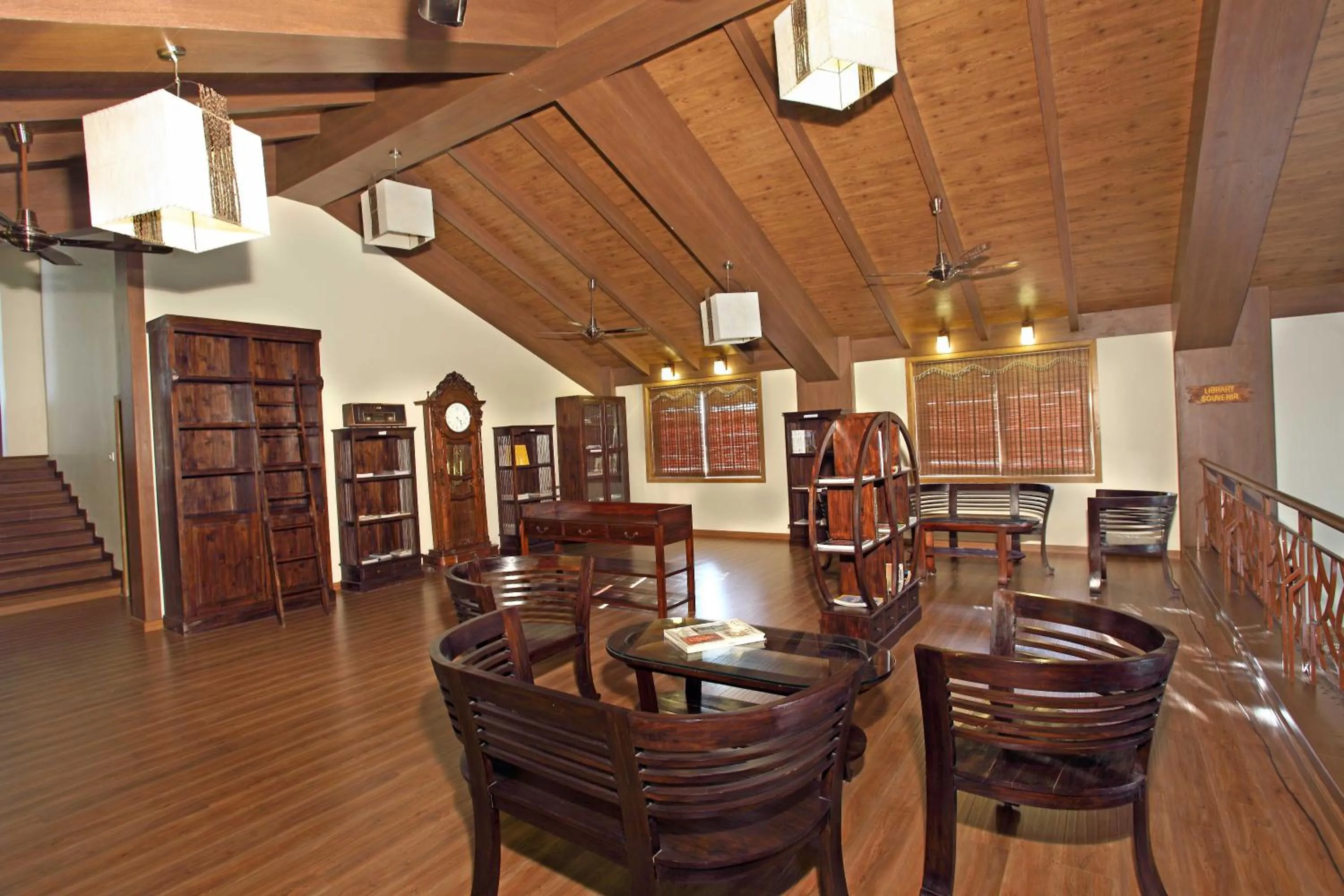 Library in The Fern Gir Forest Resort, Sasan Gir - A Fern Crown Collection Resort