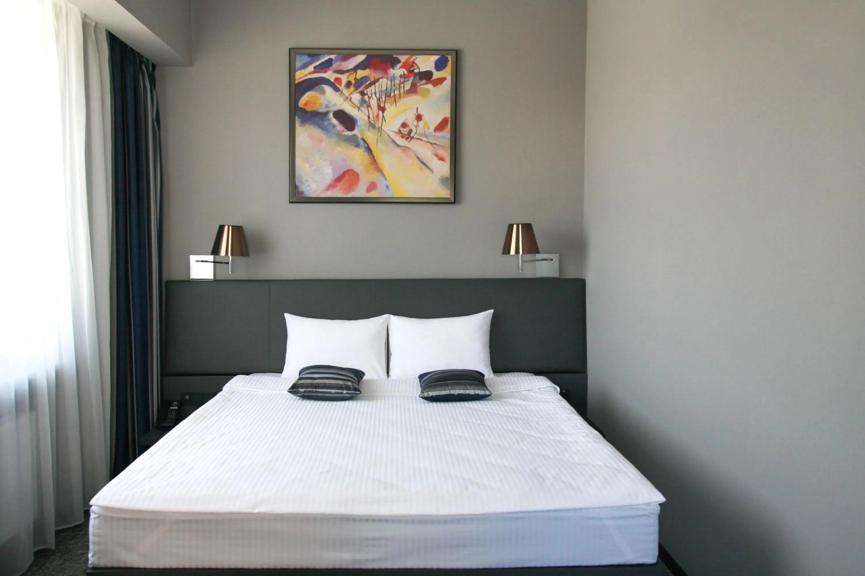 Bed in Mercure Kyiv Congress