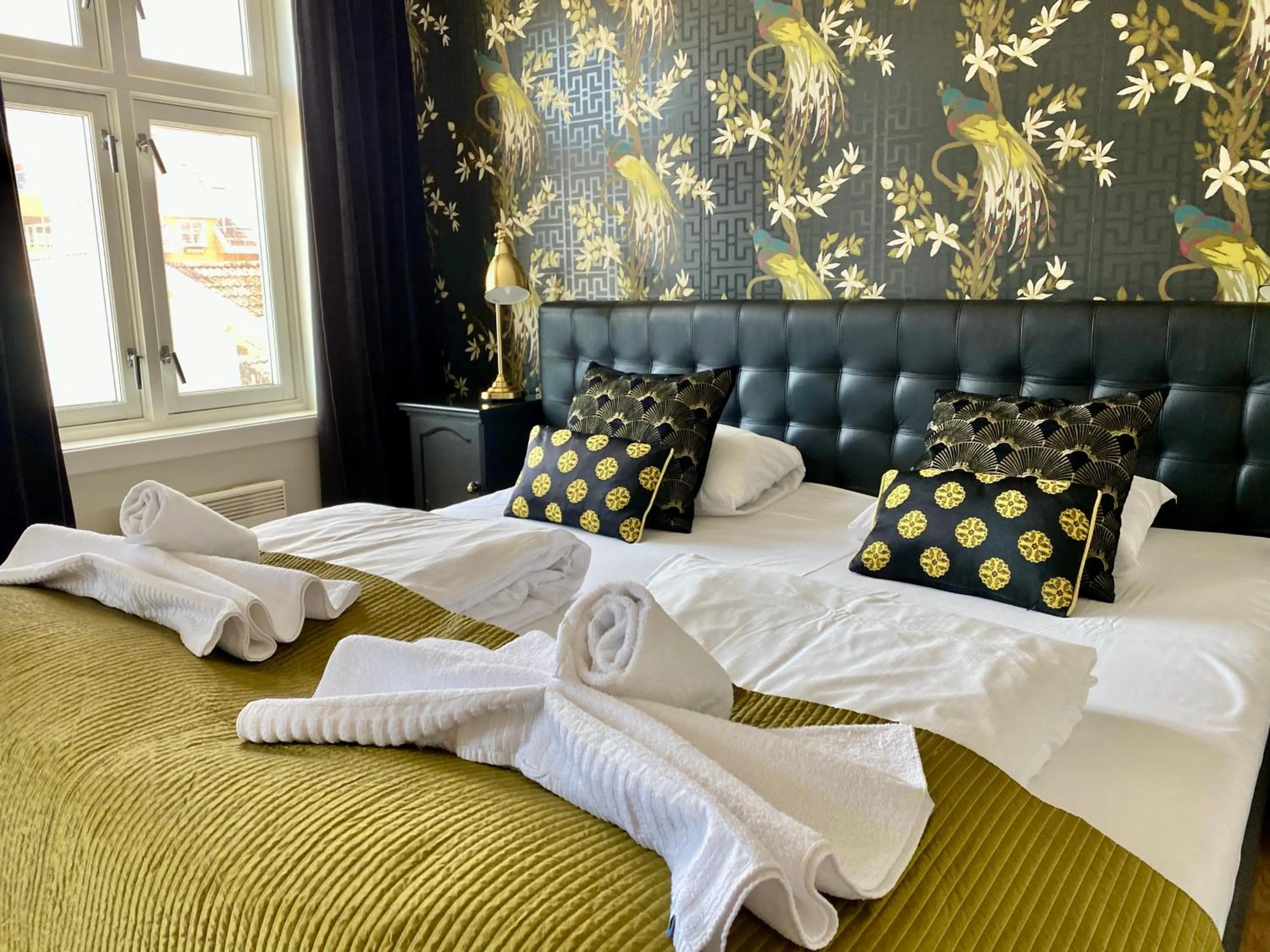 Bedroom in Reenskaug Hotel