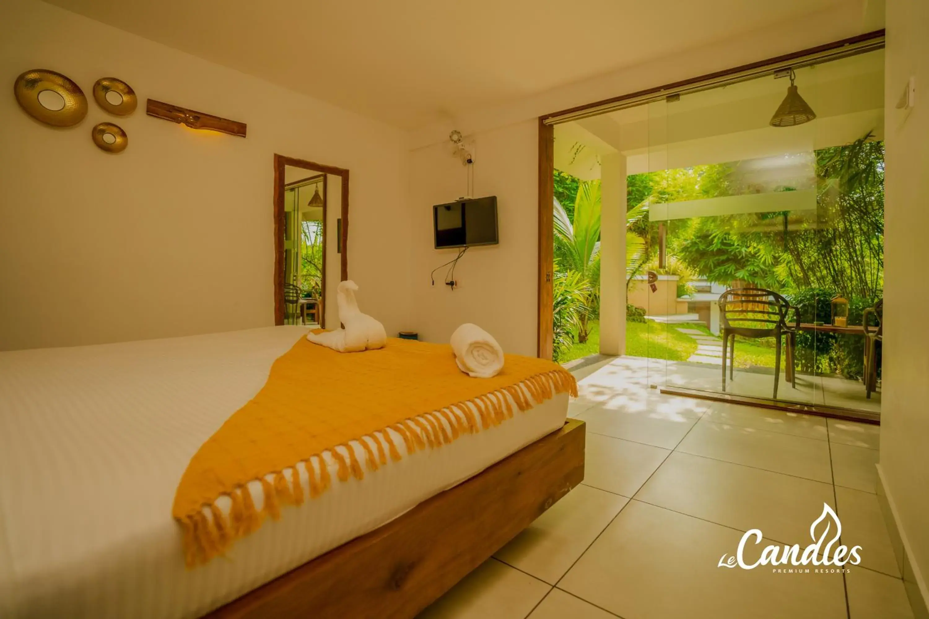 Double Room with Garden View in Le Candles Resort Double Room with Garden View in Le Candles Resort