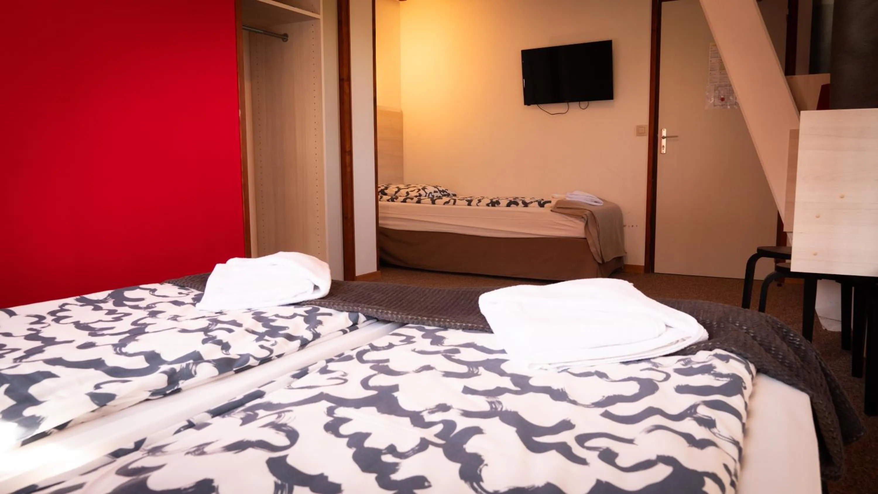 Bed in Hotel Chalet du Crey