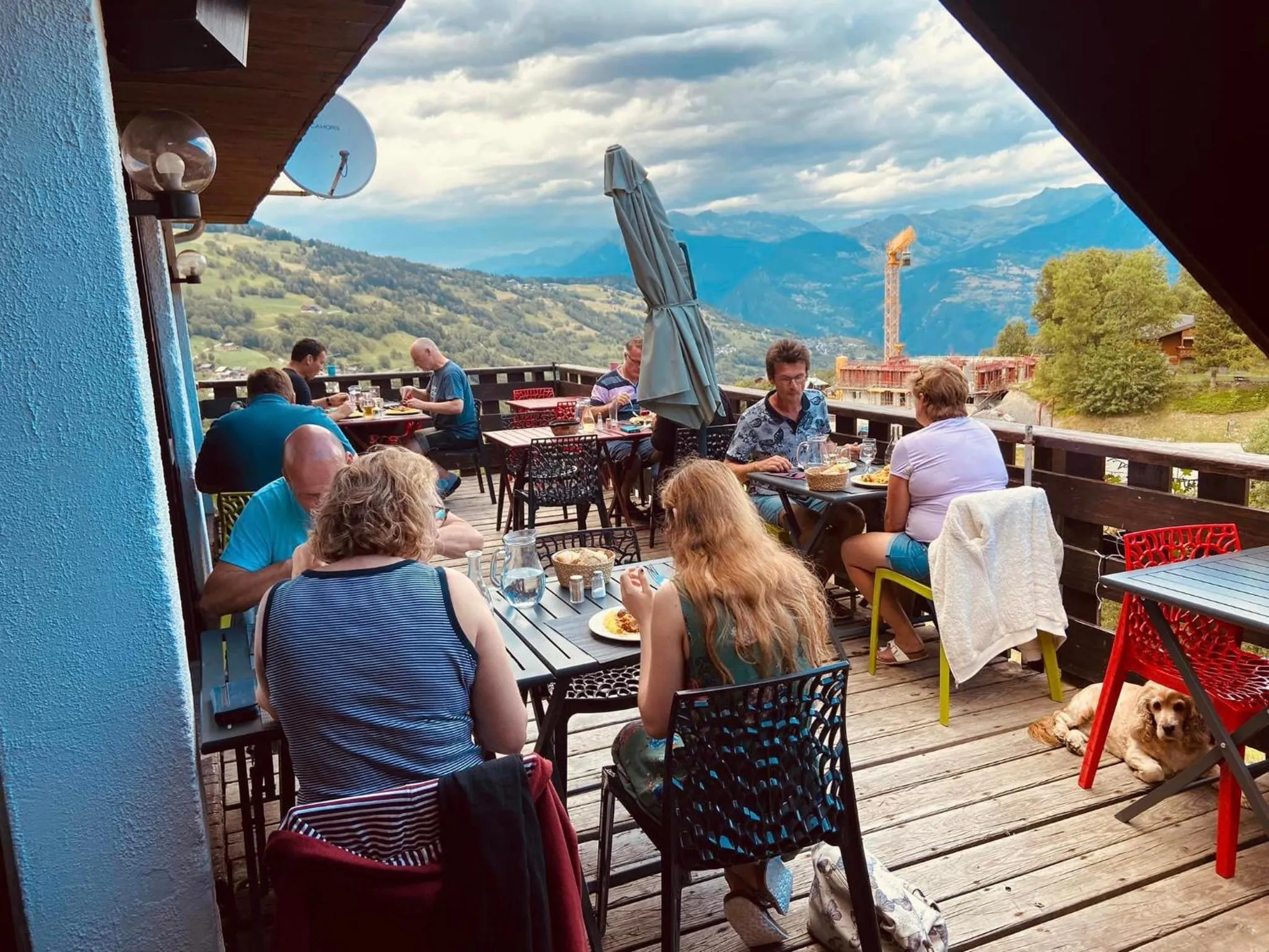 Balcony/Terrace in Hotel Chalet du Crey