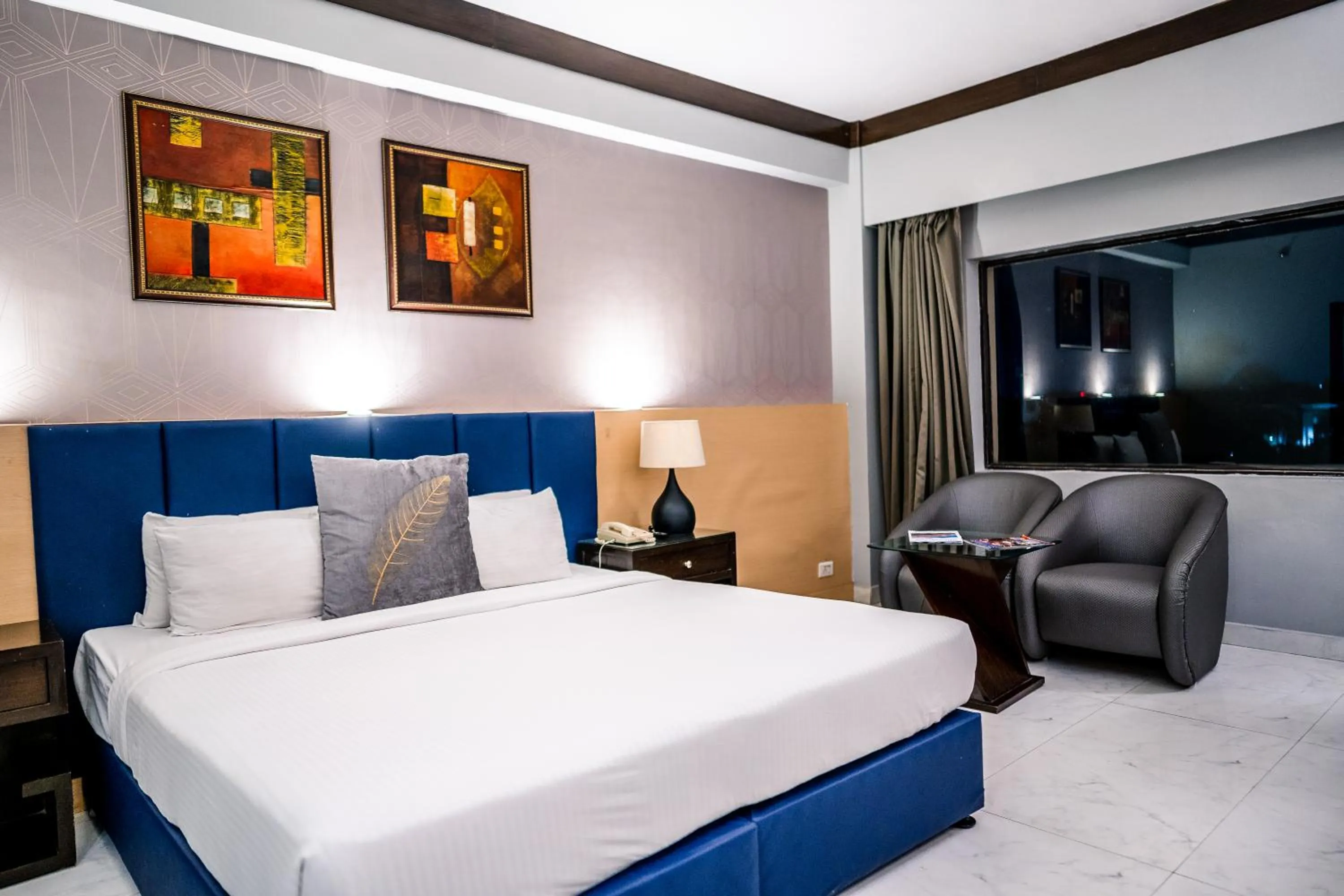 Bed in Hotel Pal Heights