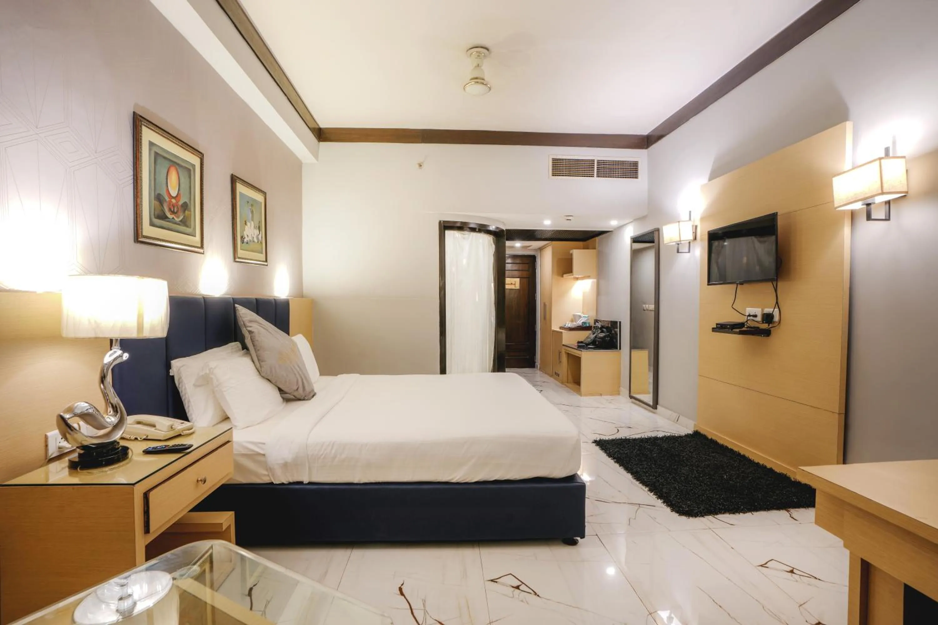 Bed in Hotel Pal Heights