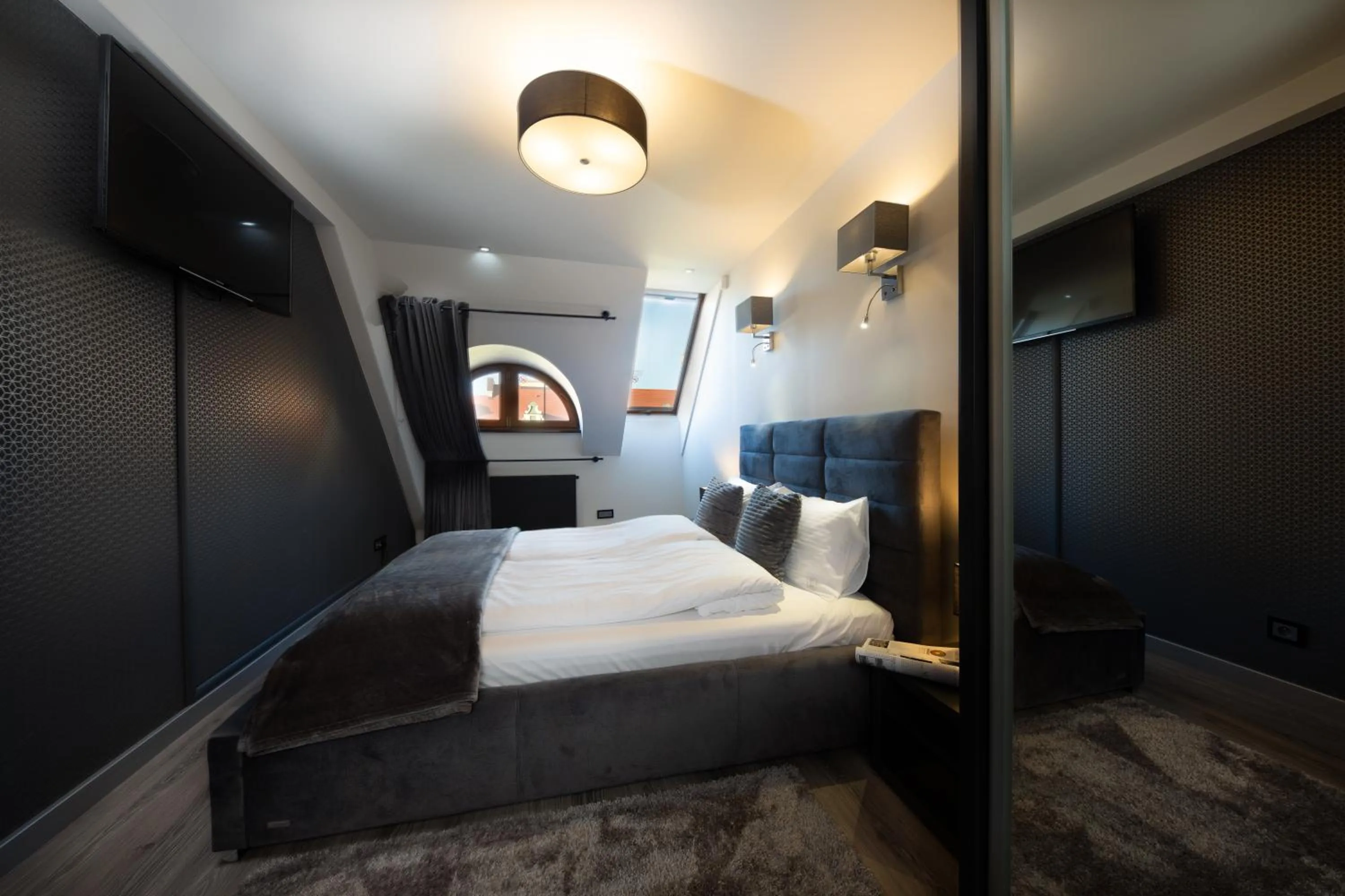 Bed in Aparthotel New Lux