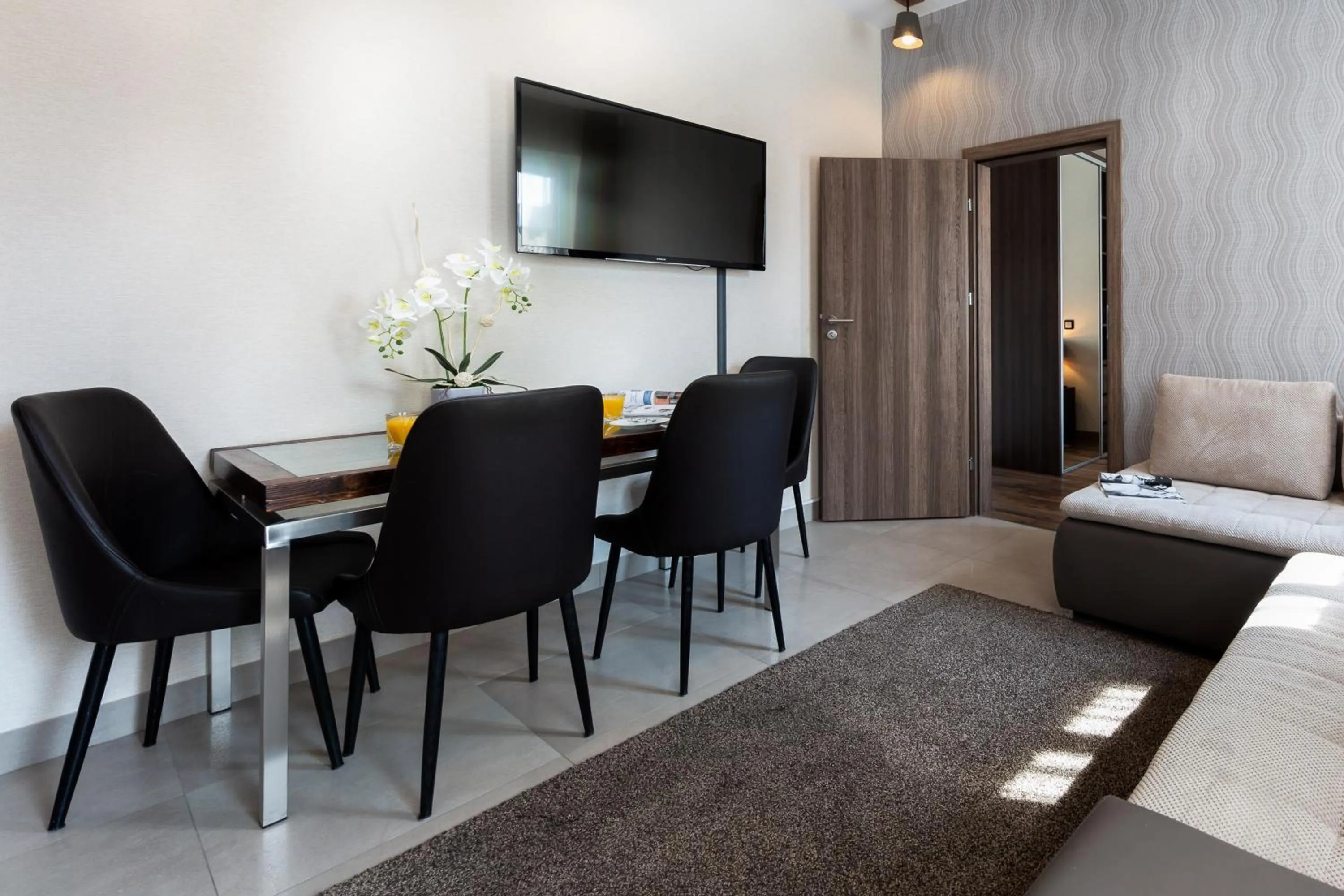 Living room, Bed in Aparthotel New Lux