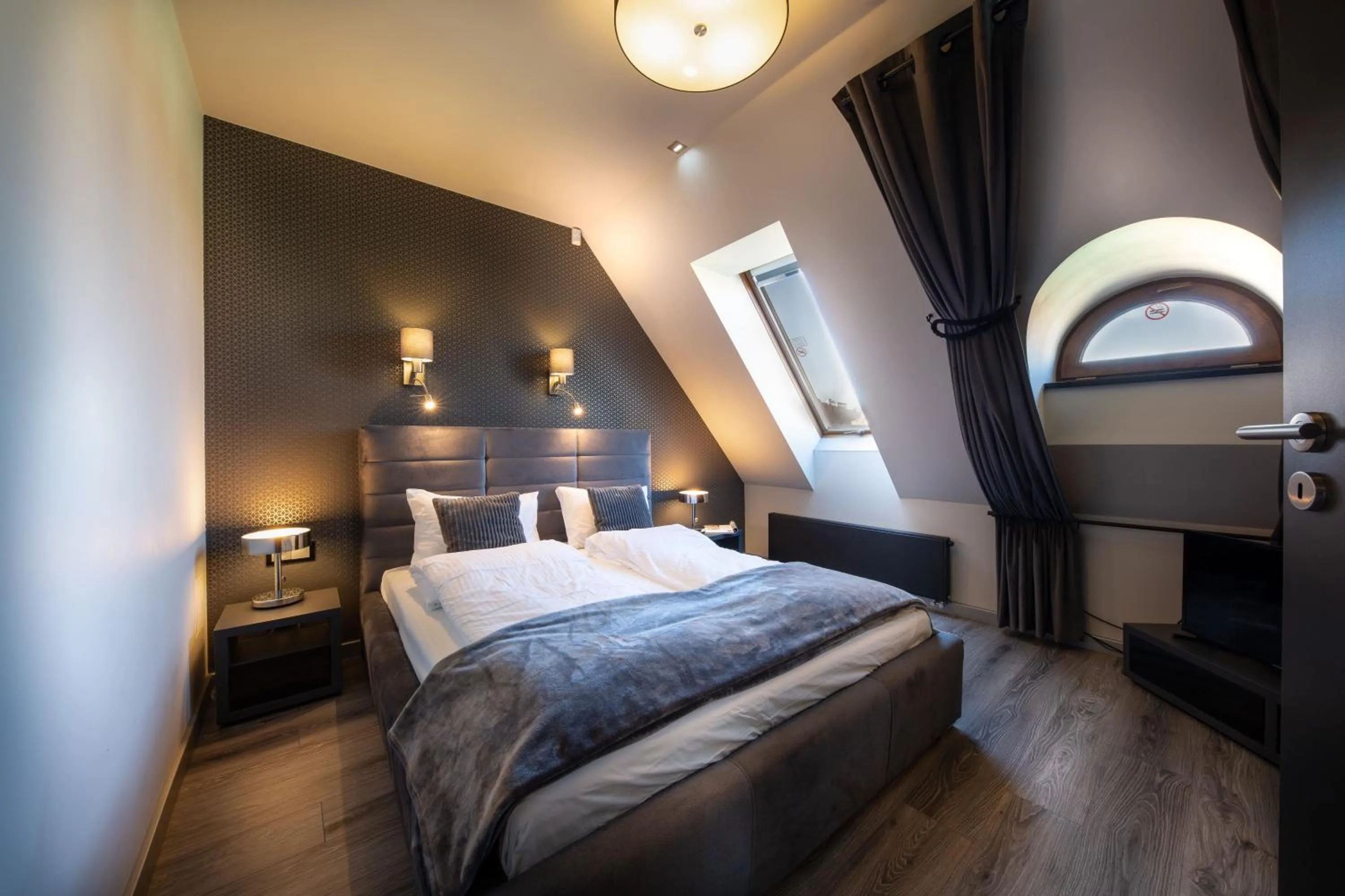 Bedroom, Bed in Aparthotel New Lux