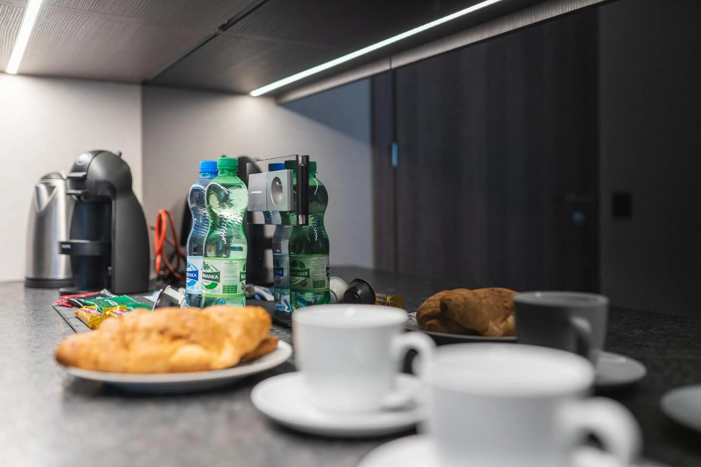 Kitchen or kitchenette in Aparthotel New Lux