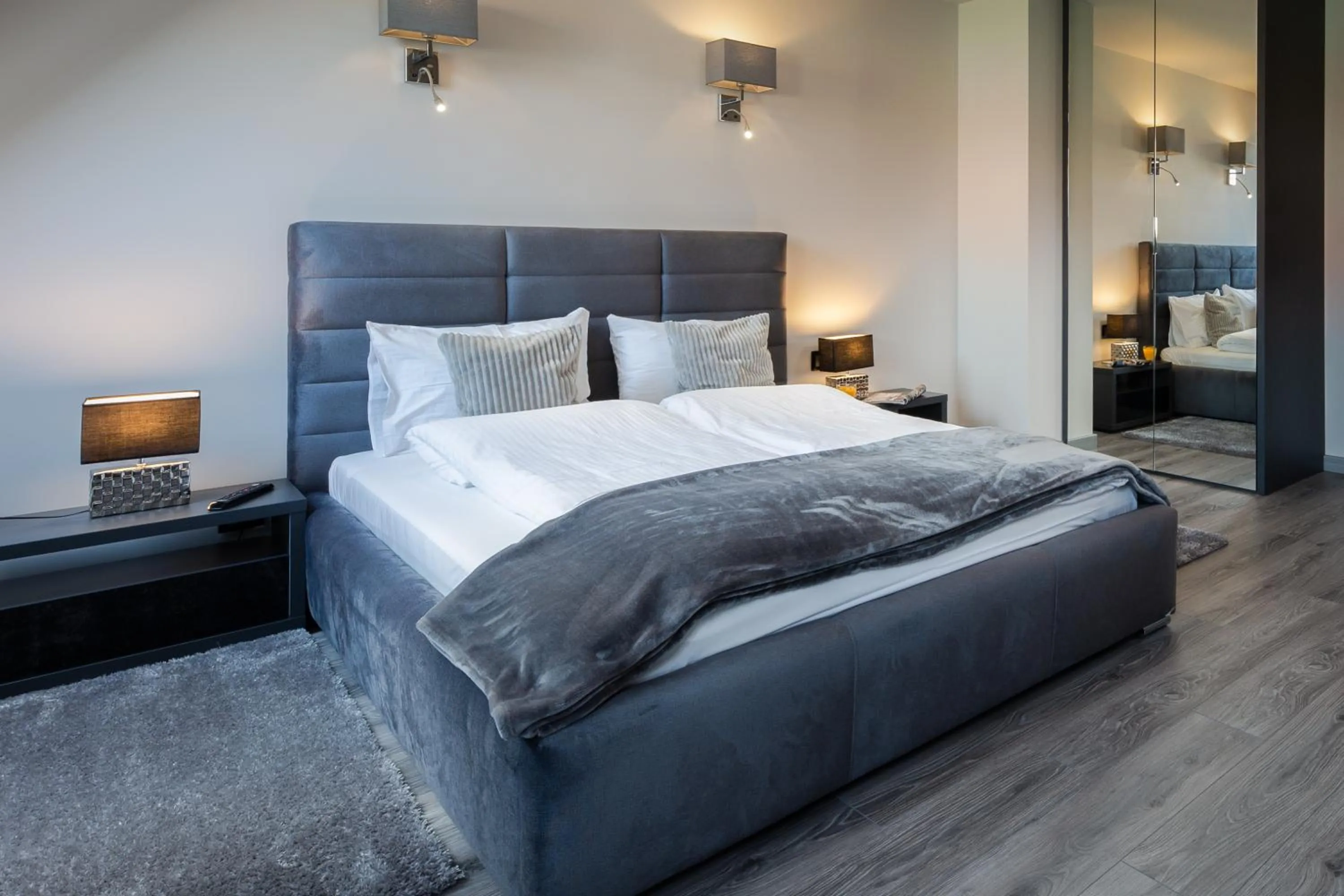 Bed in Aparthotel New Lux