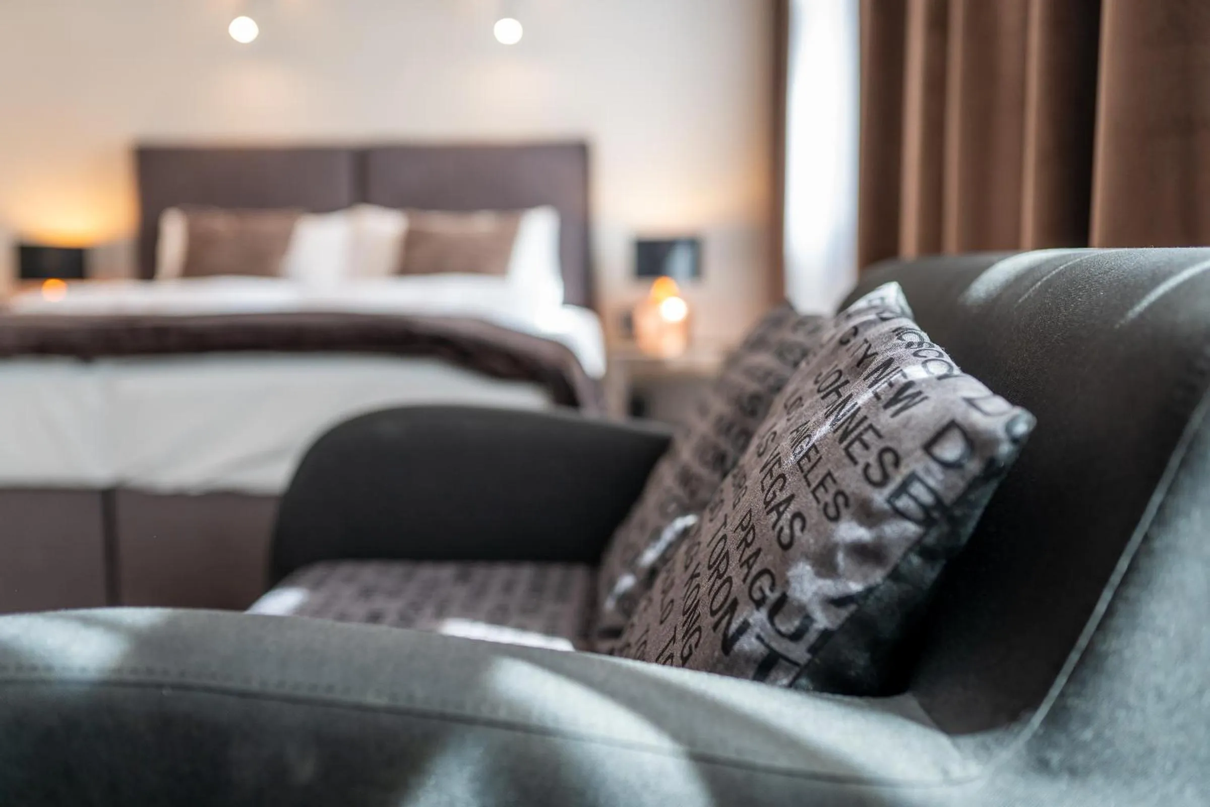 Bed in Aparthotel New Lux