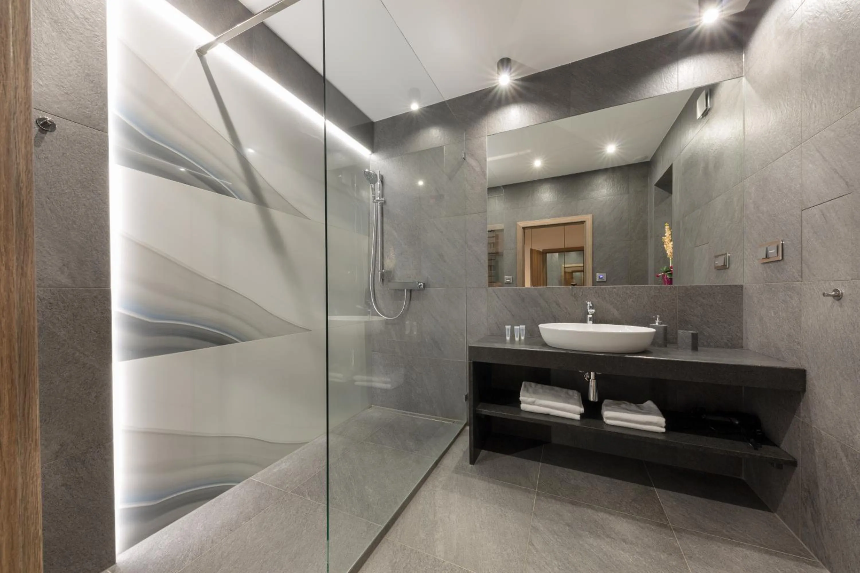 Shower in Aparthotel New Lux