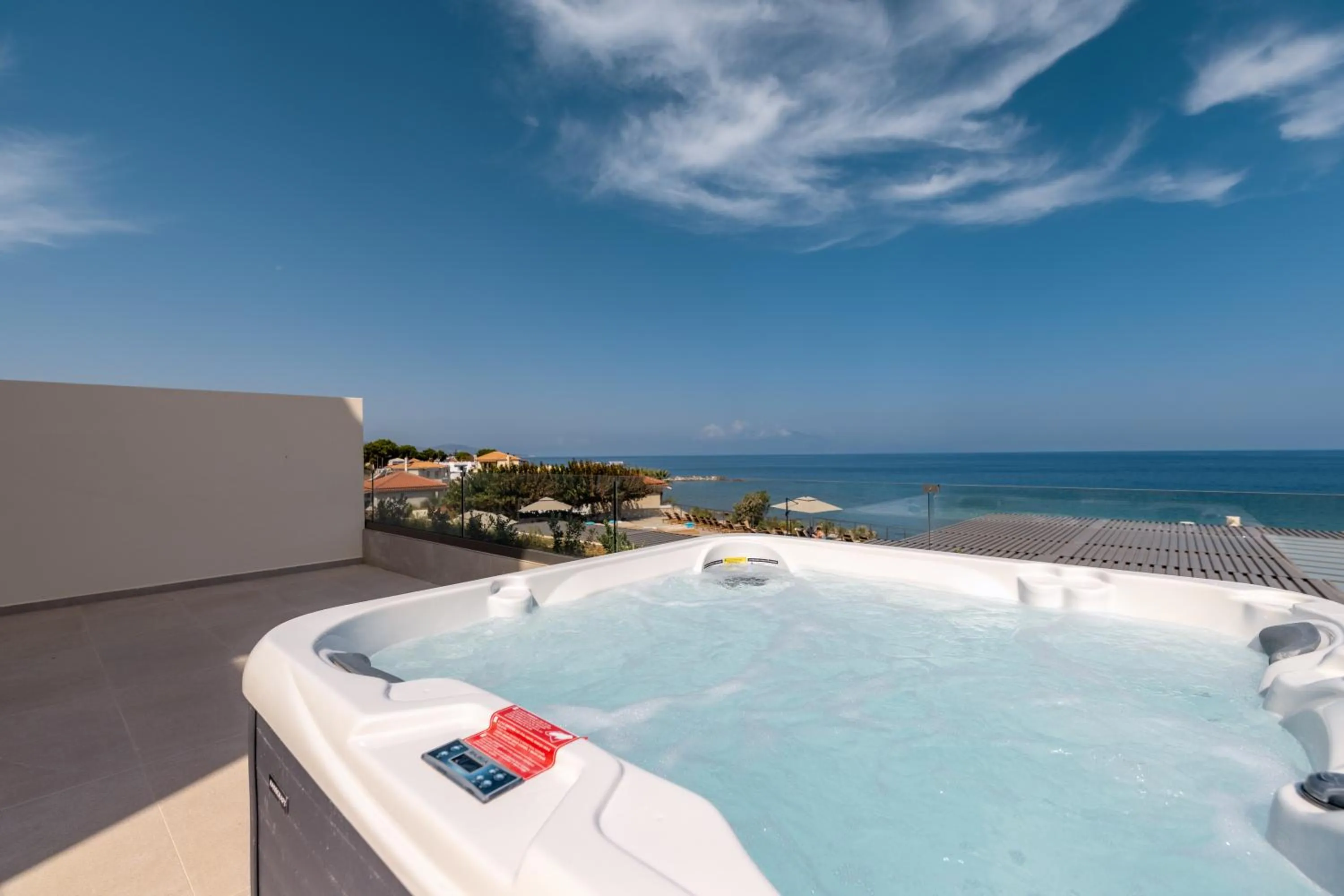 Hot Tub in Tsamis Zante Suites