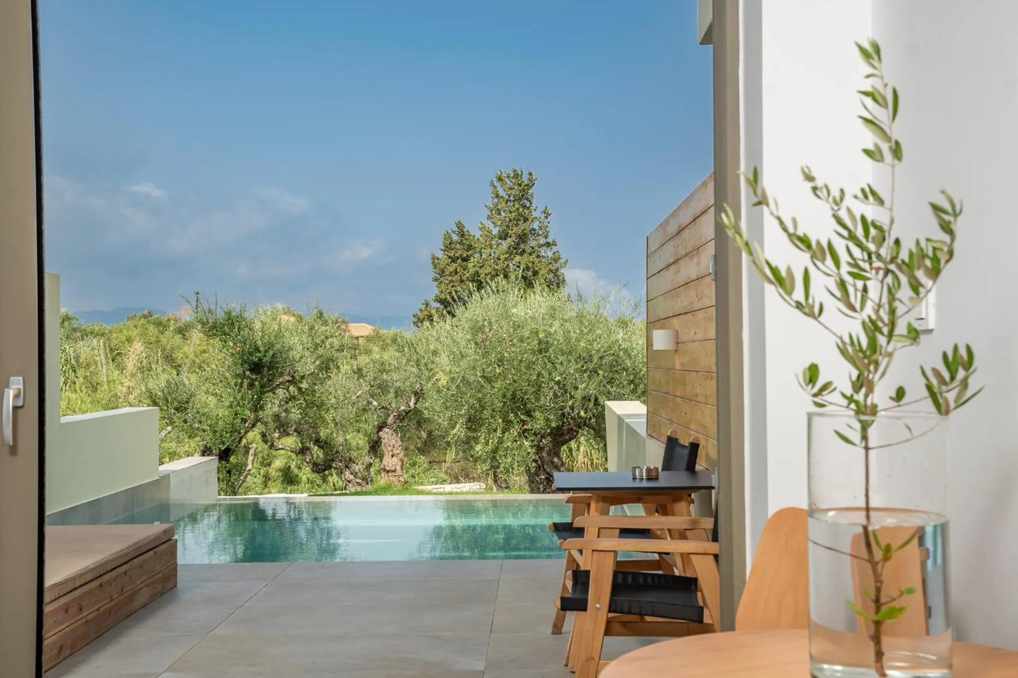 Pool view in Tsamis Zante Suites