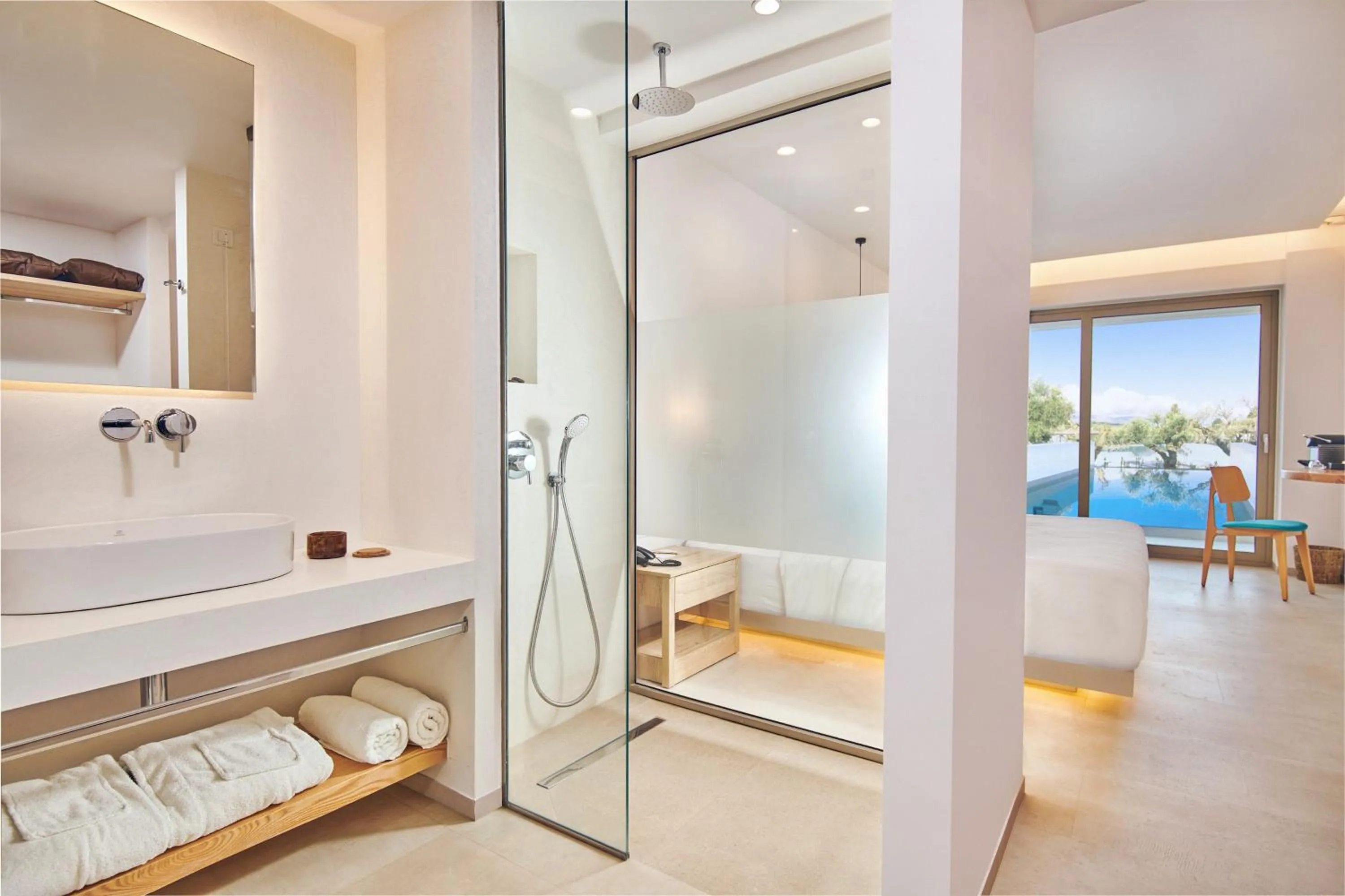 Bed in Tsamis Zante Suites