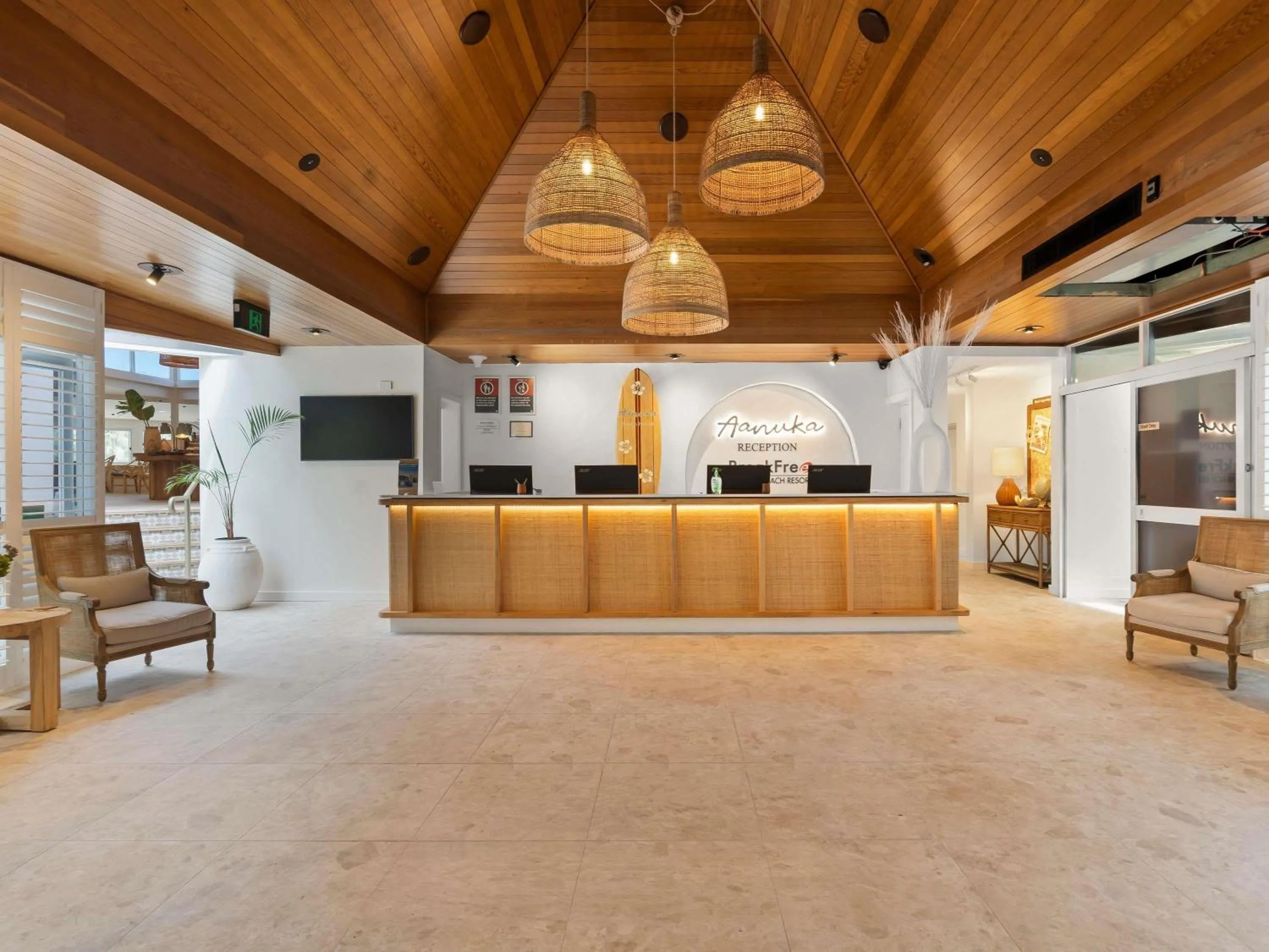 Property building in BreakFree Aanuka Beach Resort