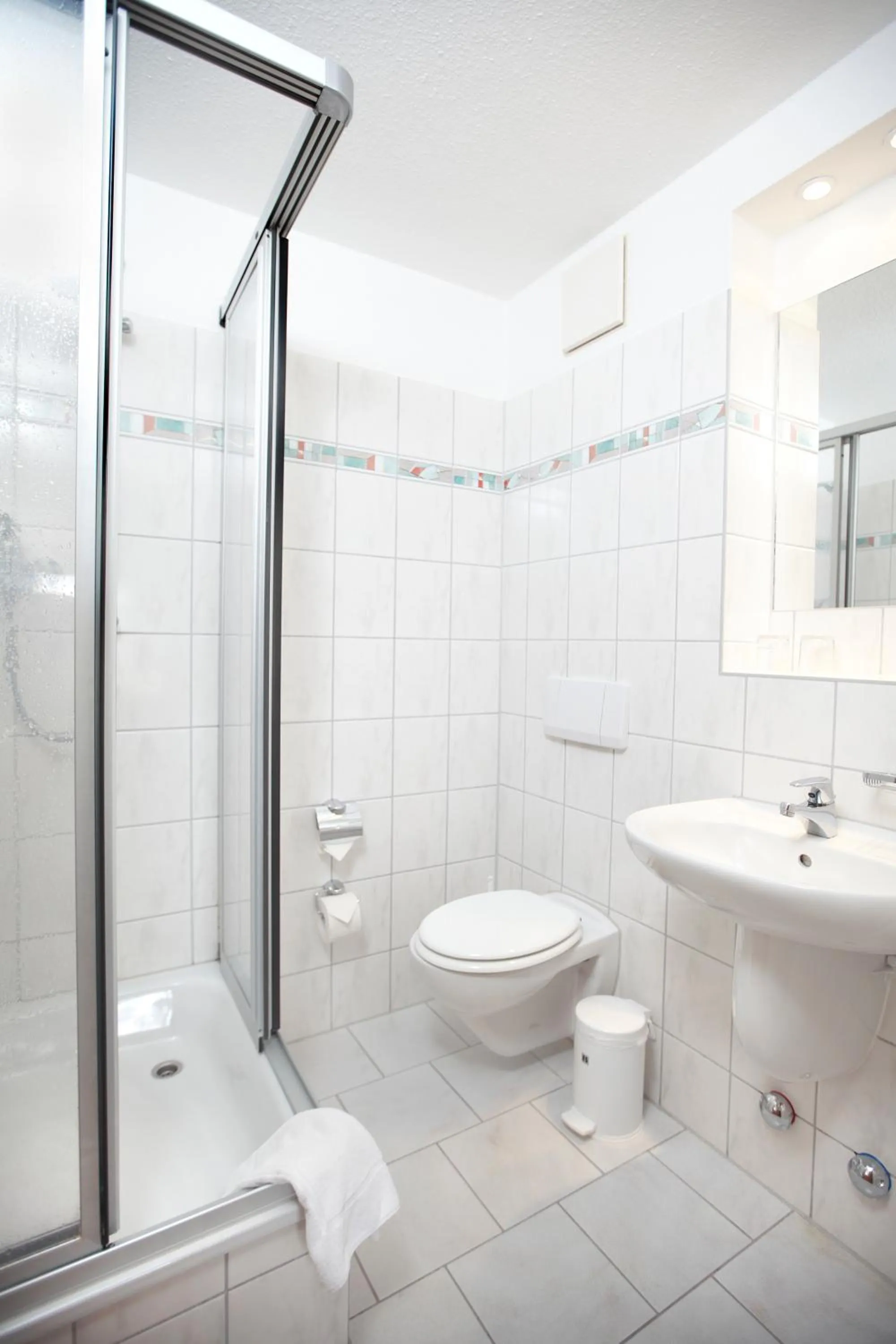 Bathroom in Meeressterne Hotel Idyll Am Wolgastsee