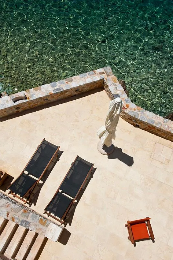 Balcony/Terrace in Limeni Villa
