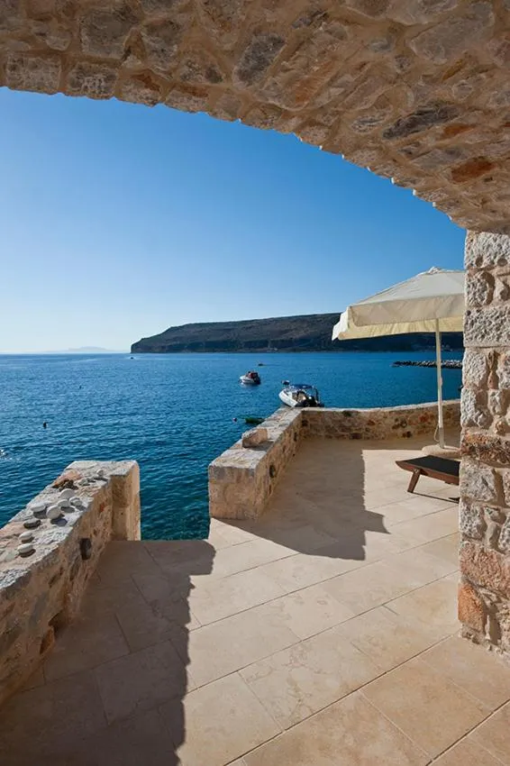 Balcony/Terrace in Limeni Villa