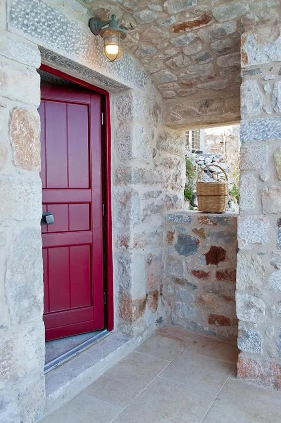 Balcony/Terrace in Limeni Villa