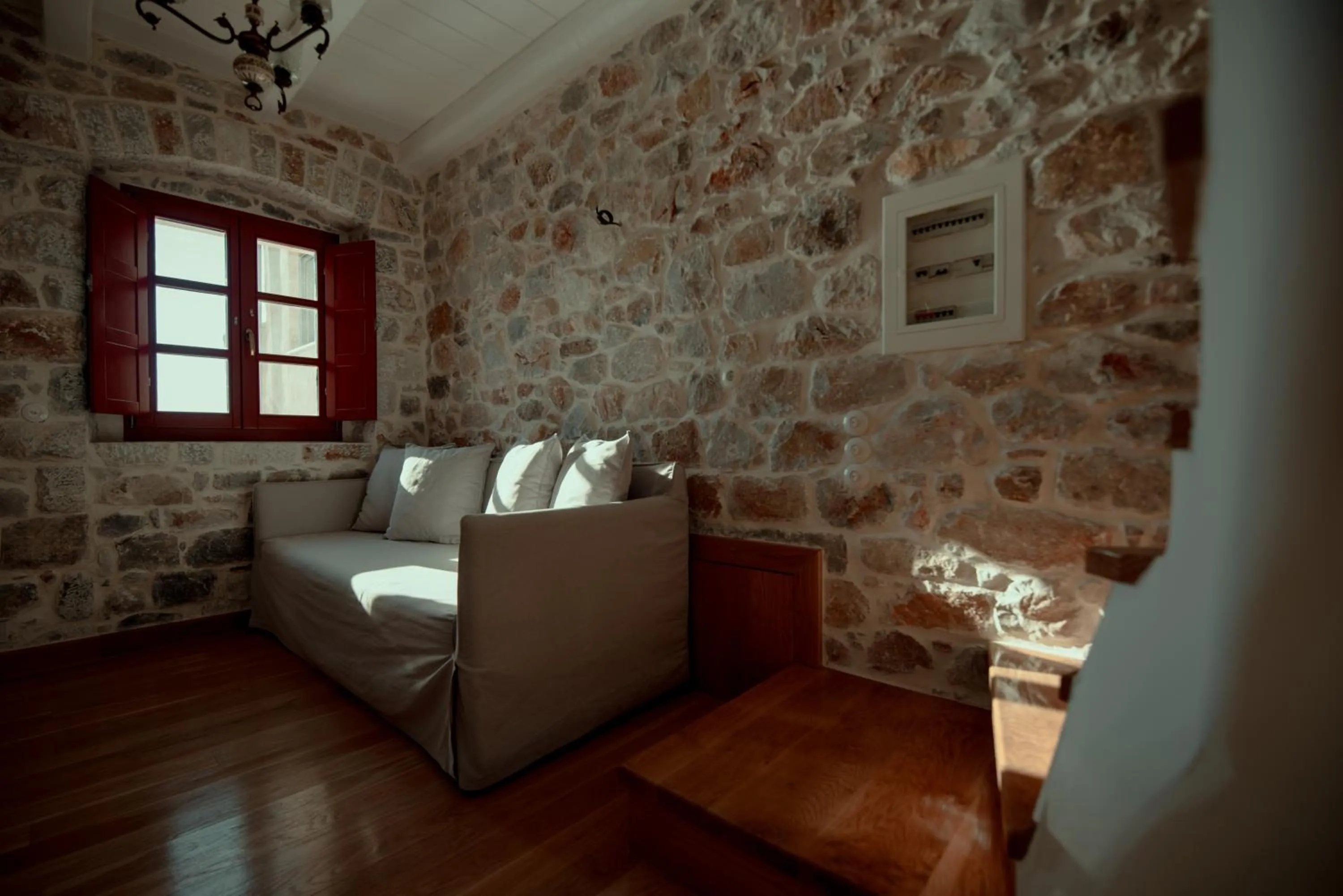 Living room in Limeni Villa