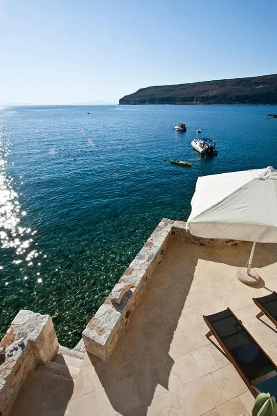 Balcony/Terrace in Limeni Villa