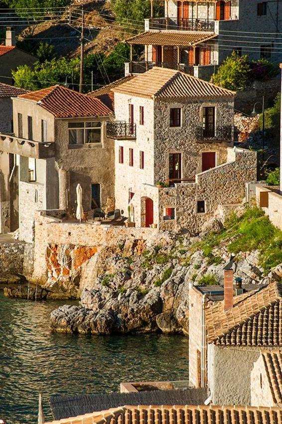 Bird's eye view in Limeni Villa