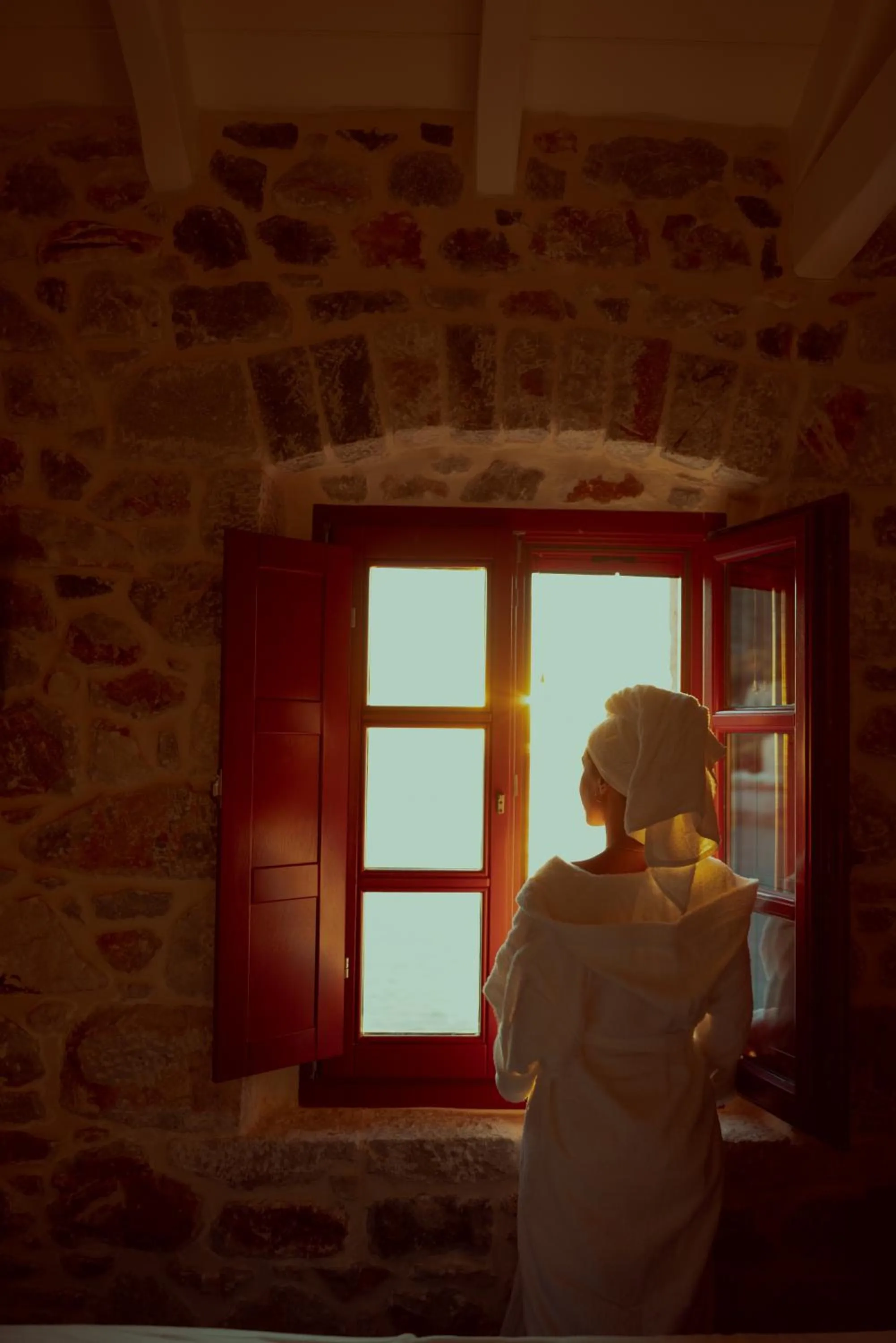 Living room in Limeni Villa